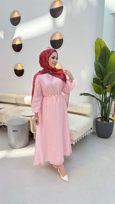 Esso Elbise Pembe 25138