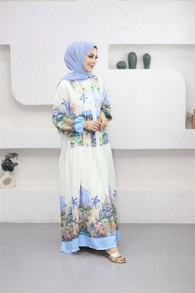 Bali Elbise Mavi 723
