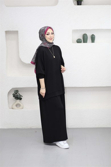 Bol Paça Oysho Takım Siyah 5722