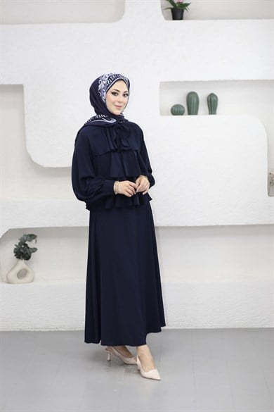 Leyla Takım Lacivert 3217