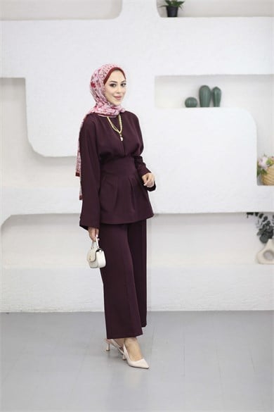 Pensli Takım Bordo 26113