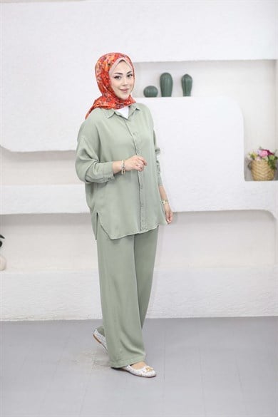 Sena Denim Takım Çağla Yeşili 7415