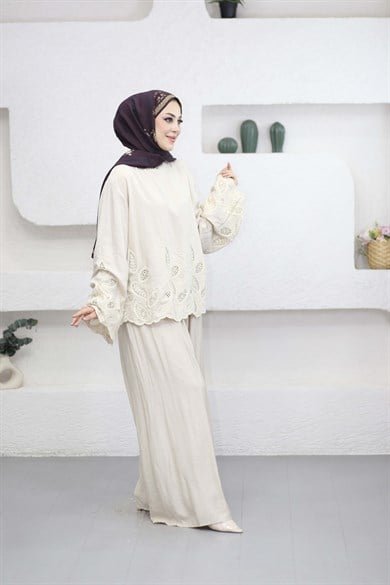 Dolly Takım Bej 5805