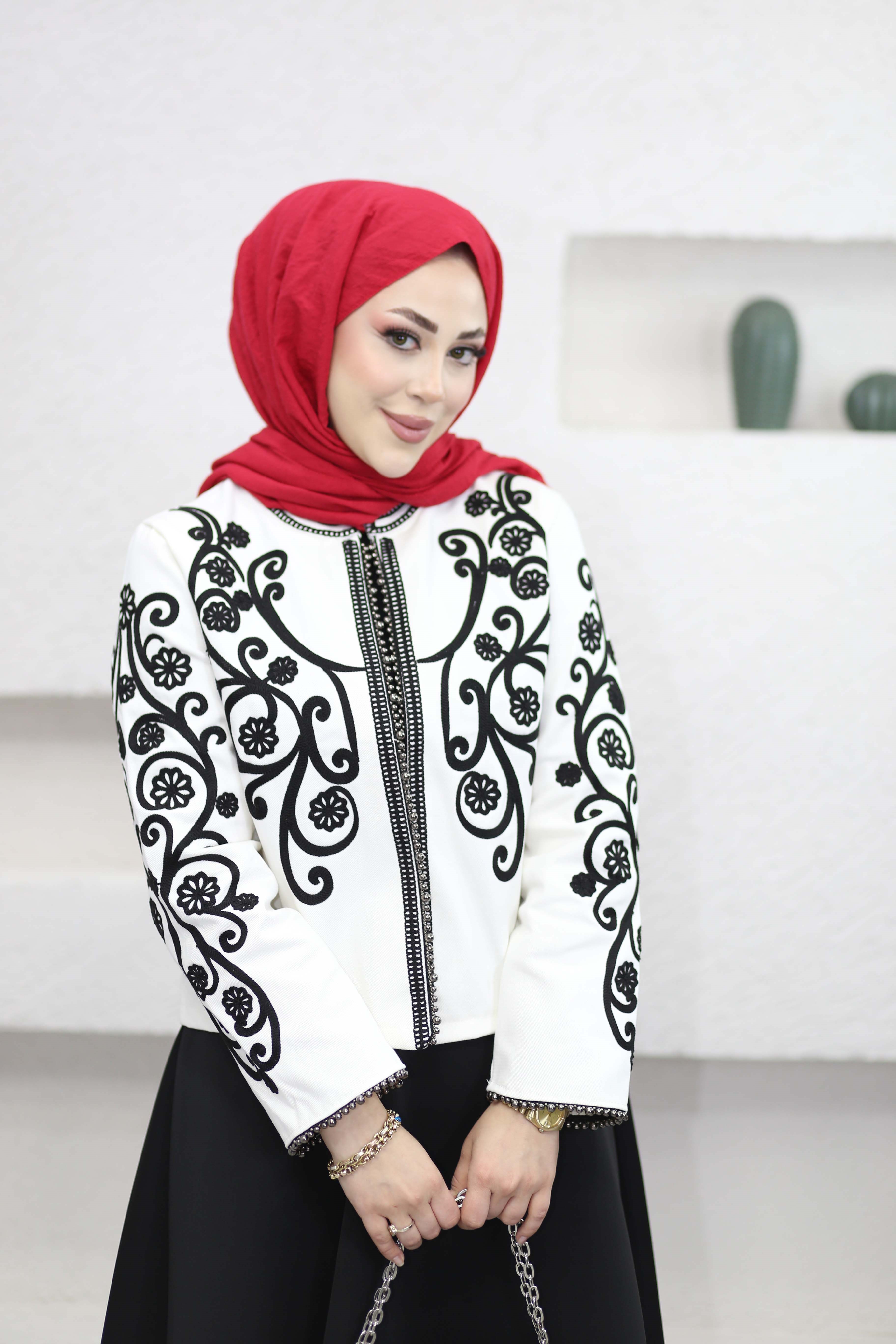 Paris Ceket Beyaz 6268