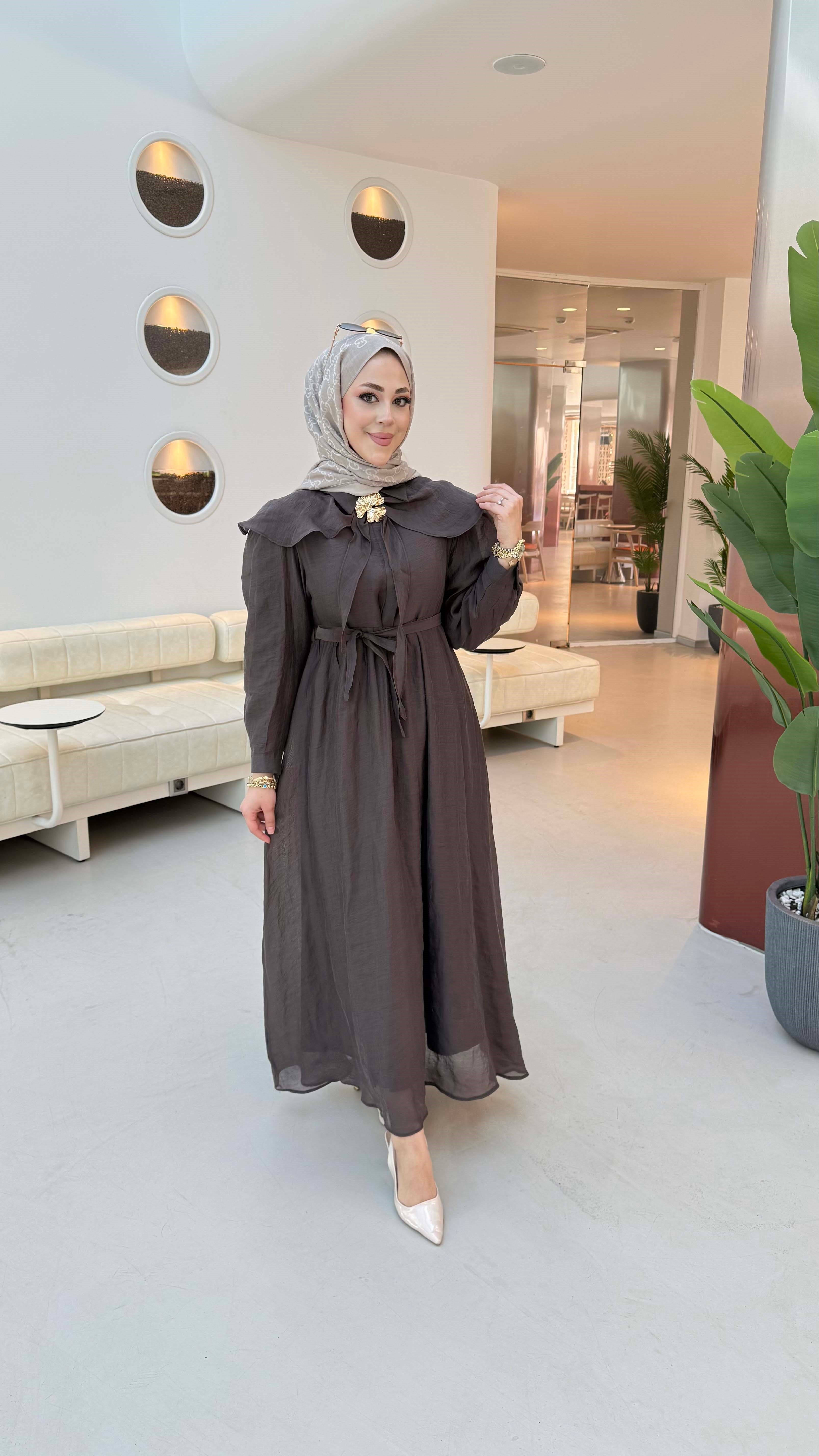 Mısır Elbise Kahverengi 1254