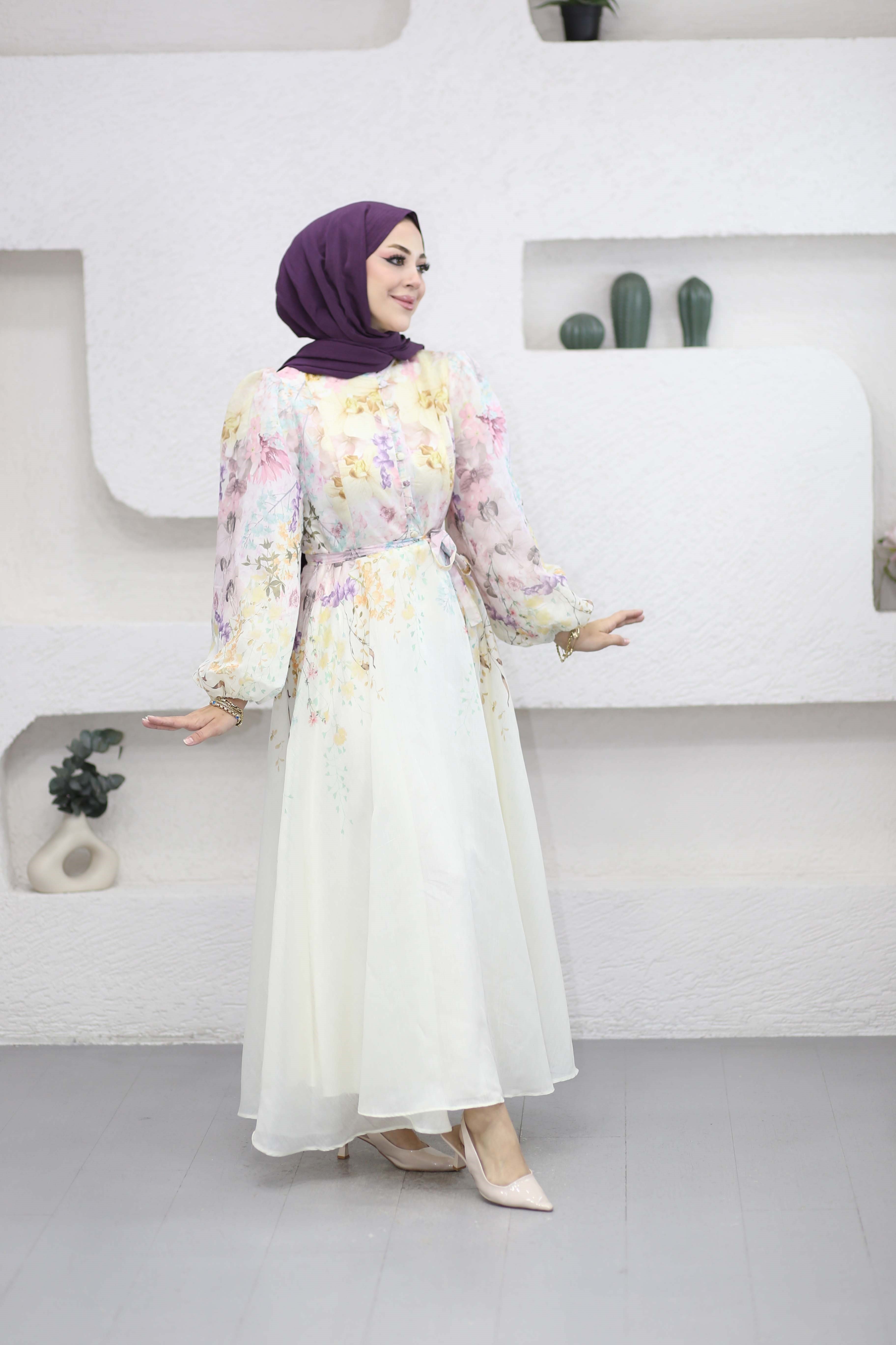 Bahar Elbise Pembe 26160