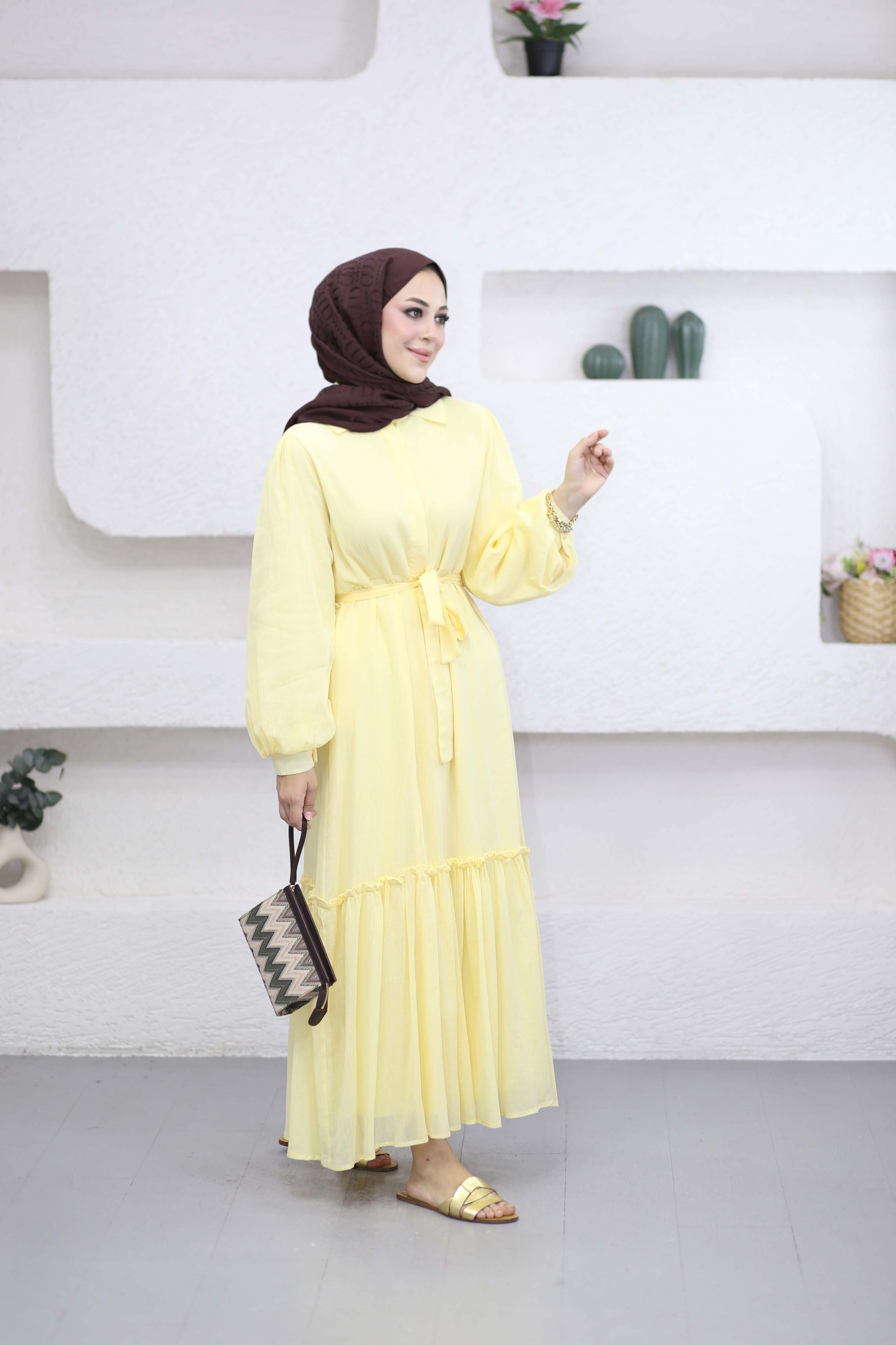 Ellen Elbise Sarı 2506