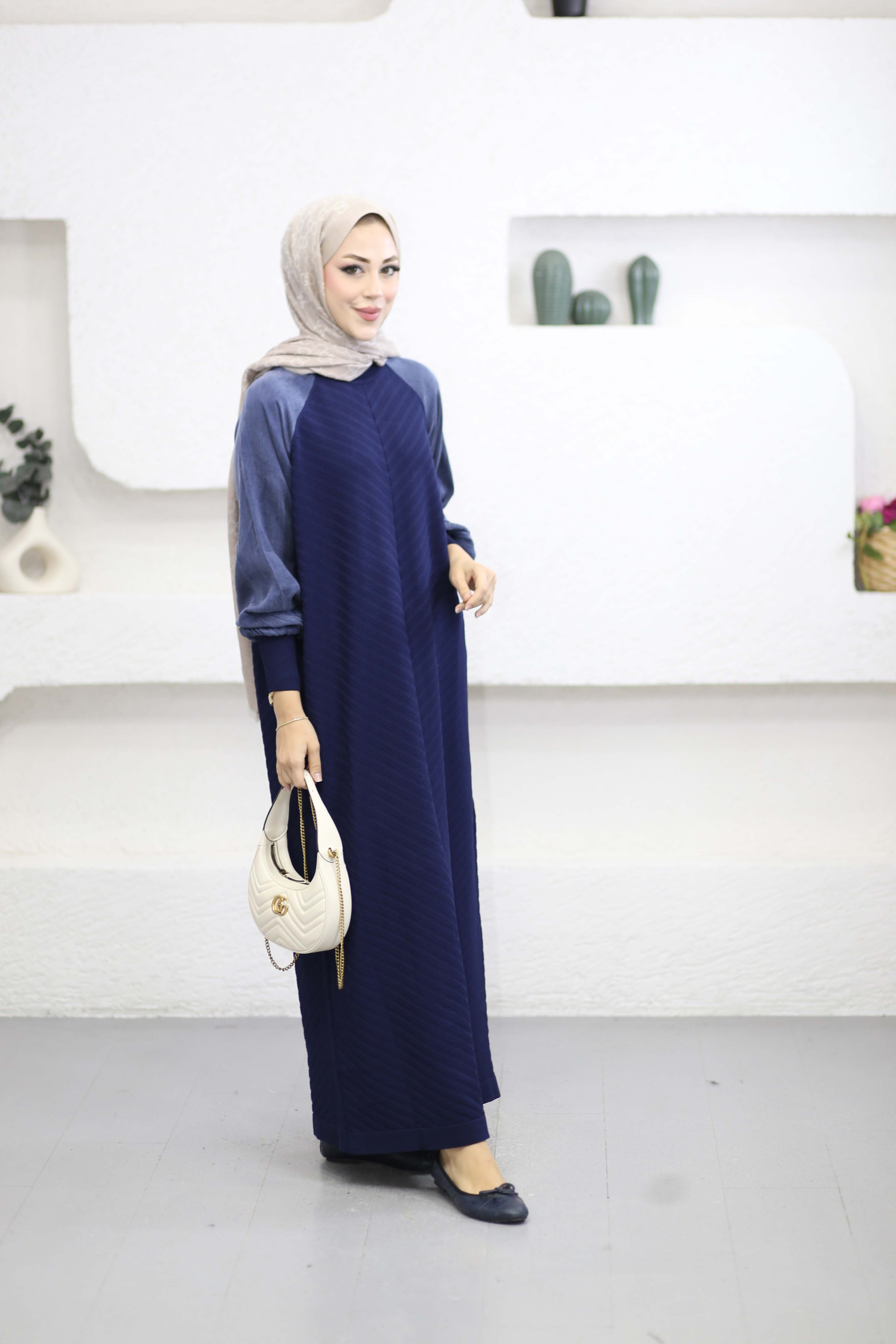 Cocosh Elbise Lacivert 282