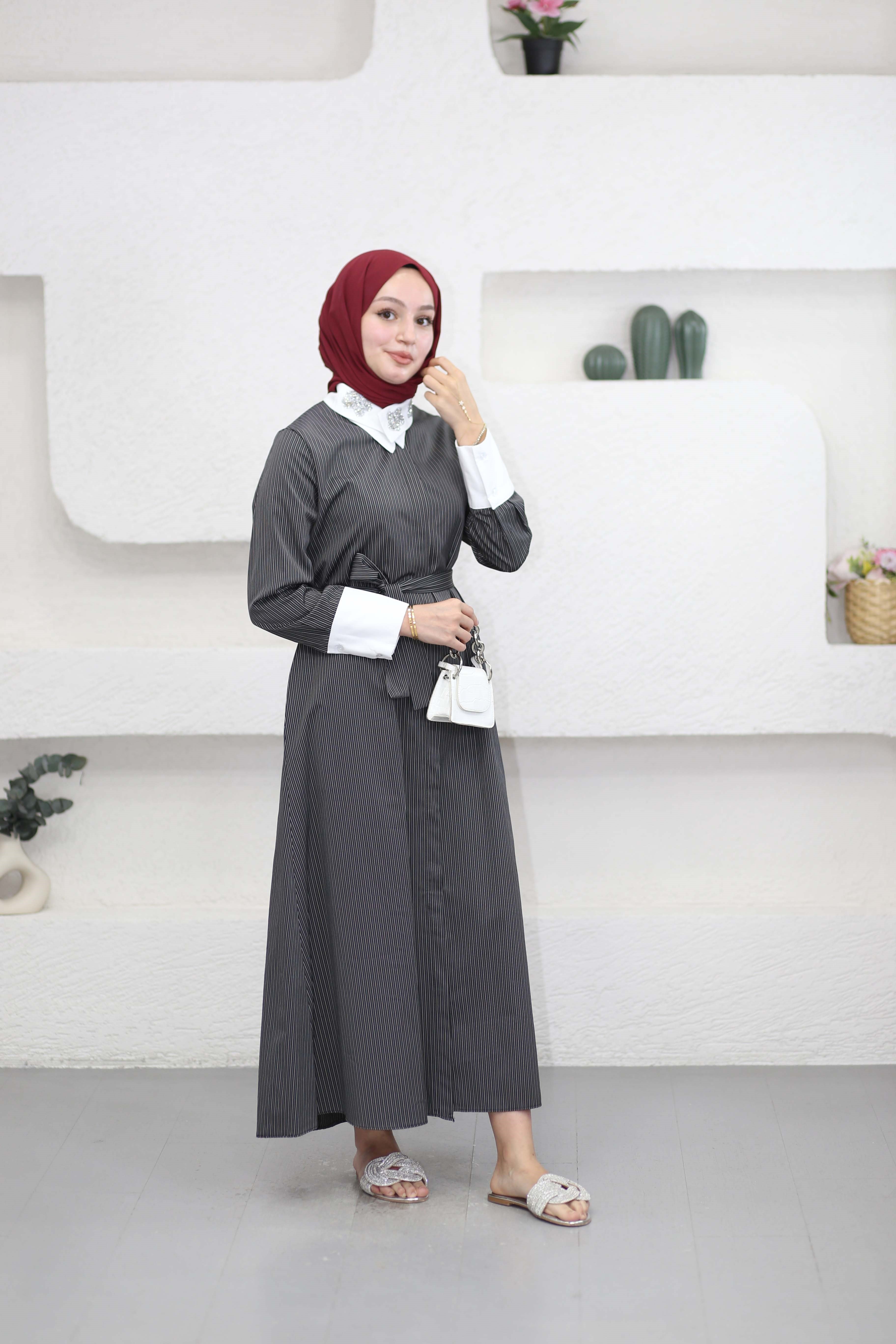 Laide Elbise Siyah 2760
