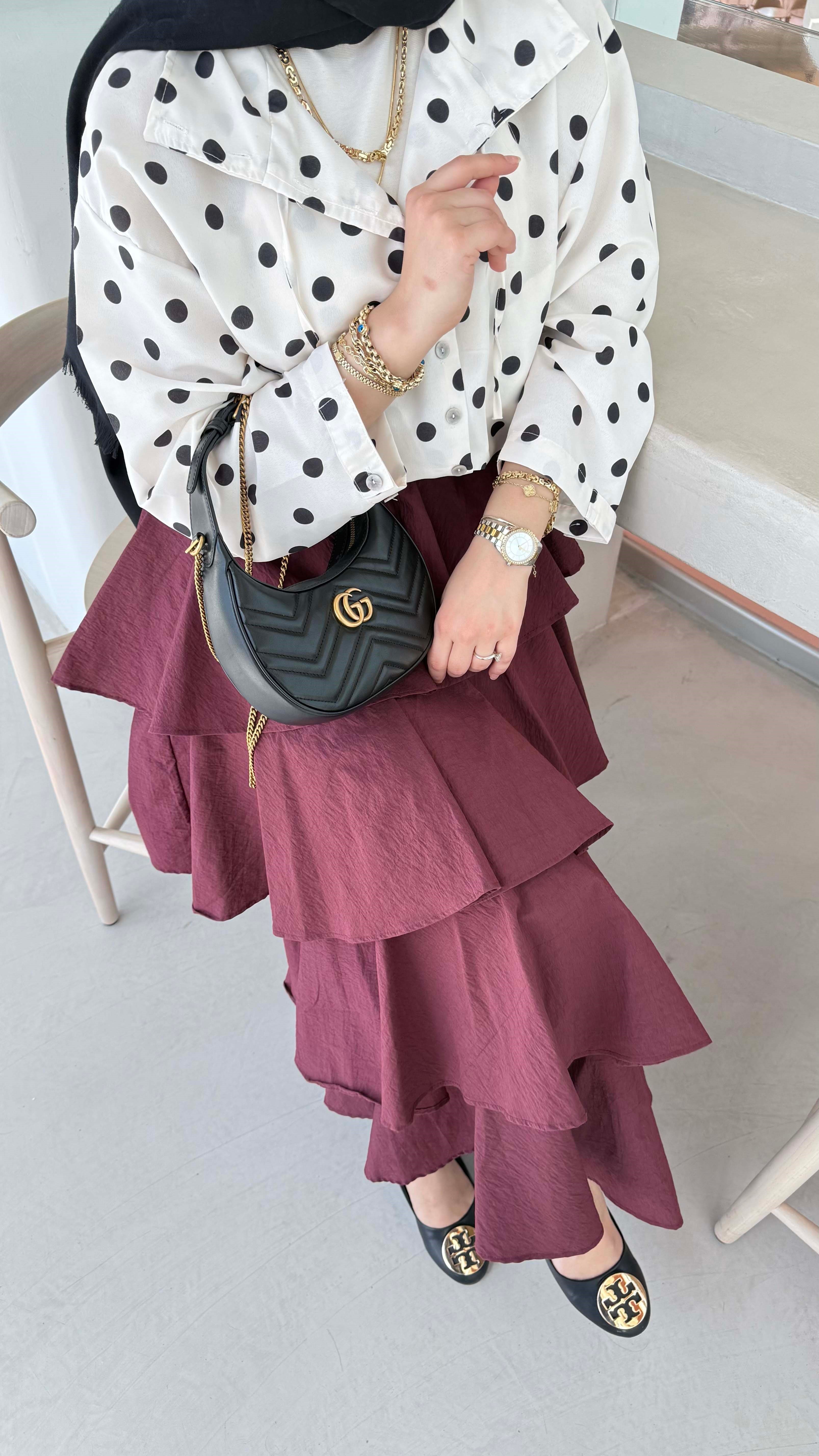 Kat Kat Cupra Etek Bordo 5193