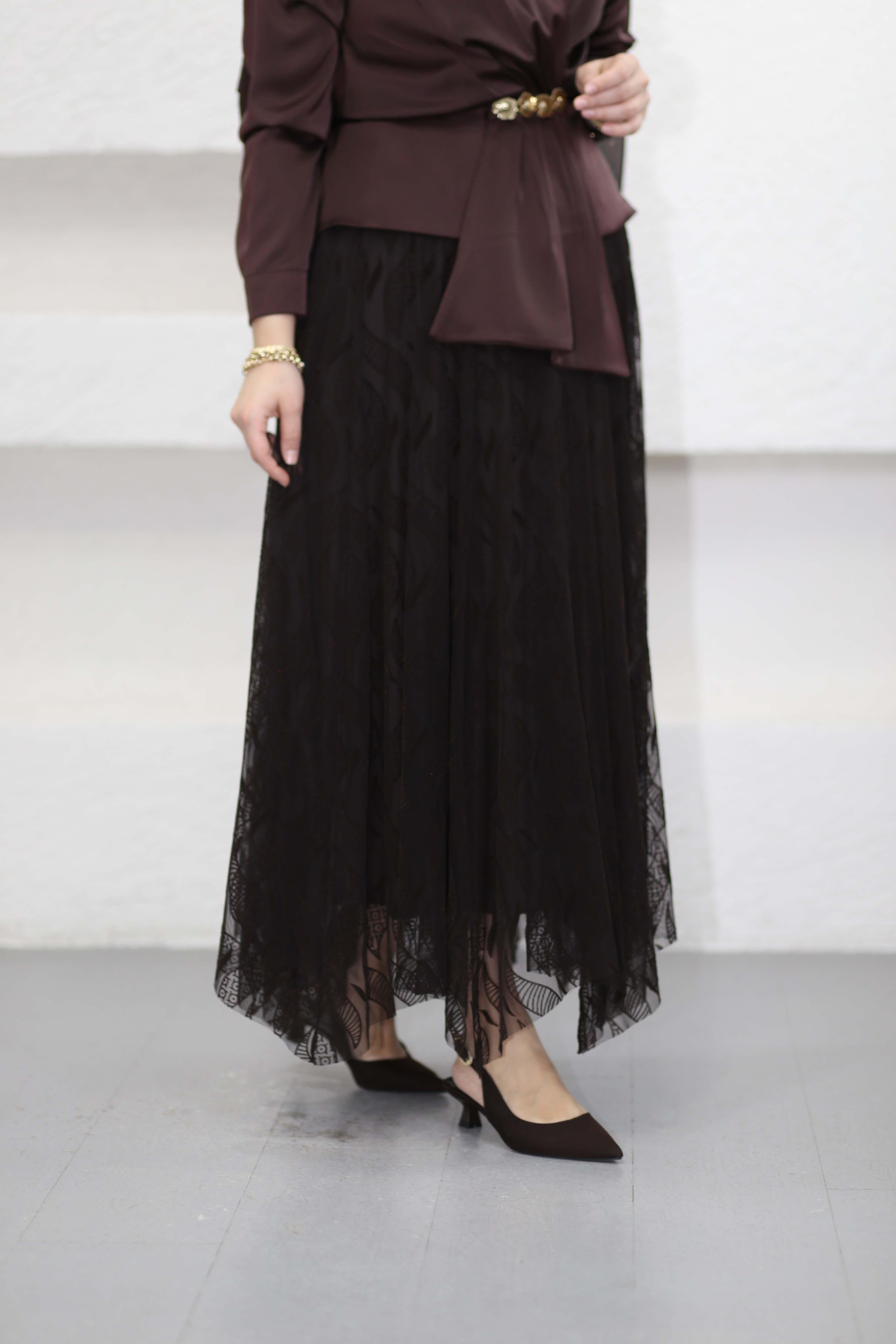 Feraye Etek Kahverengi 1071