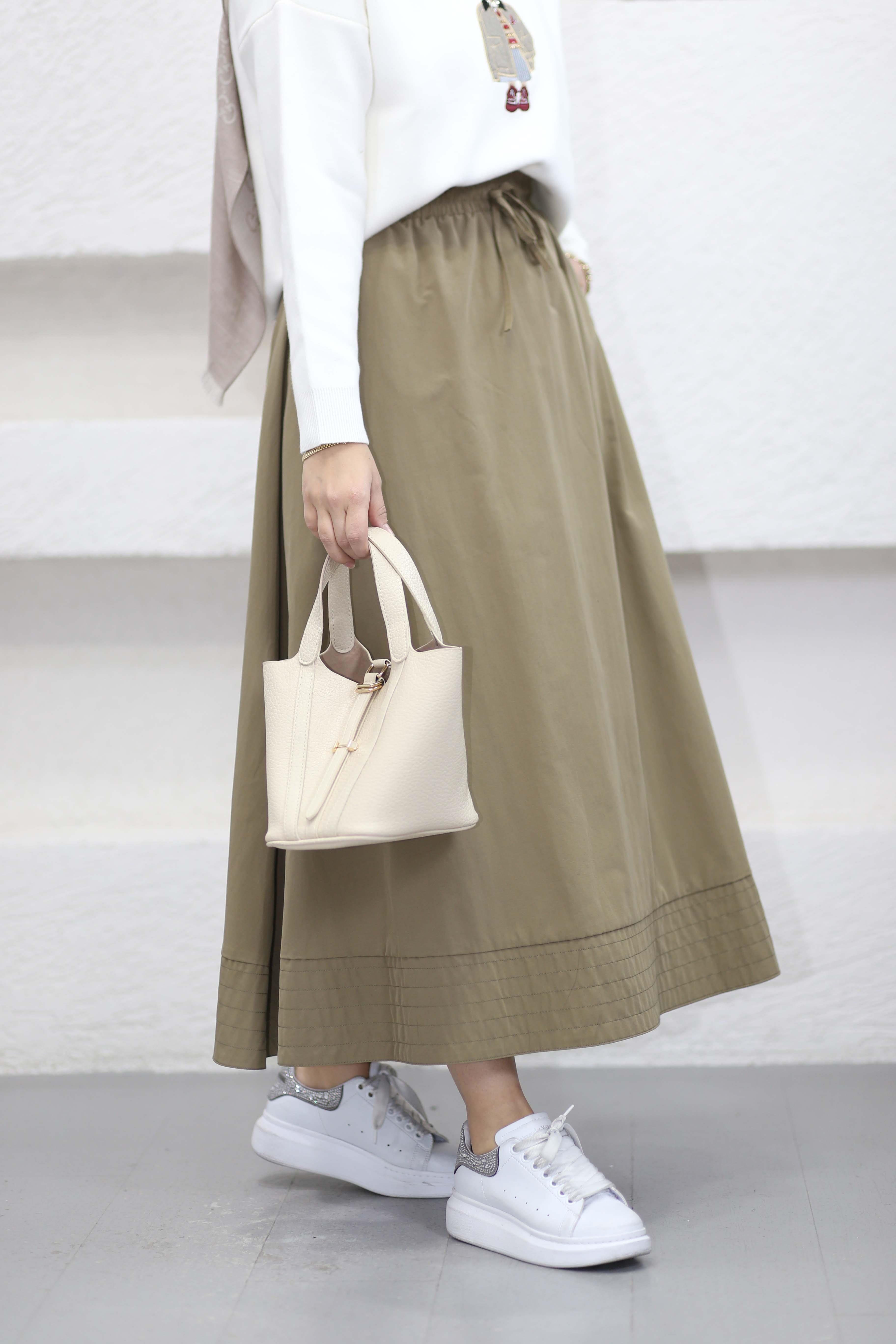 Marina Gipeli Etek Haki 552