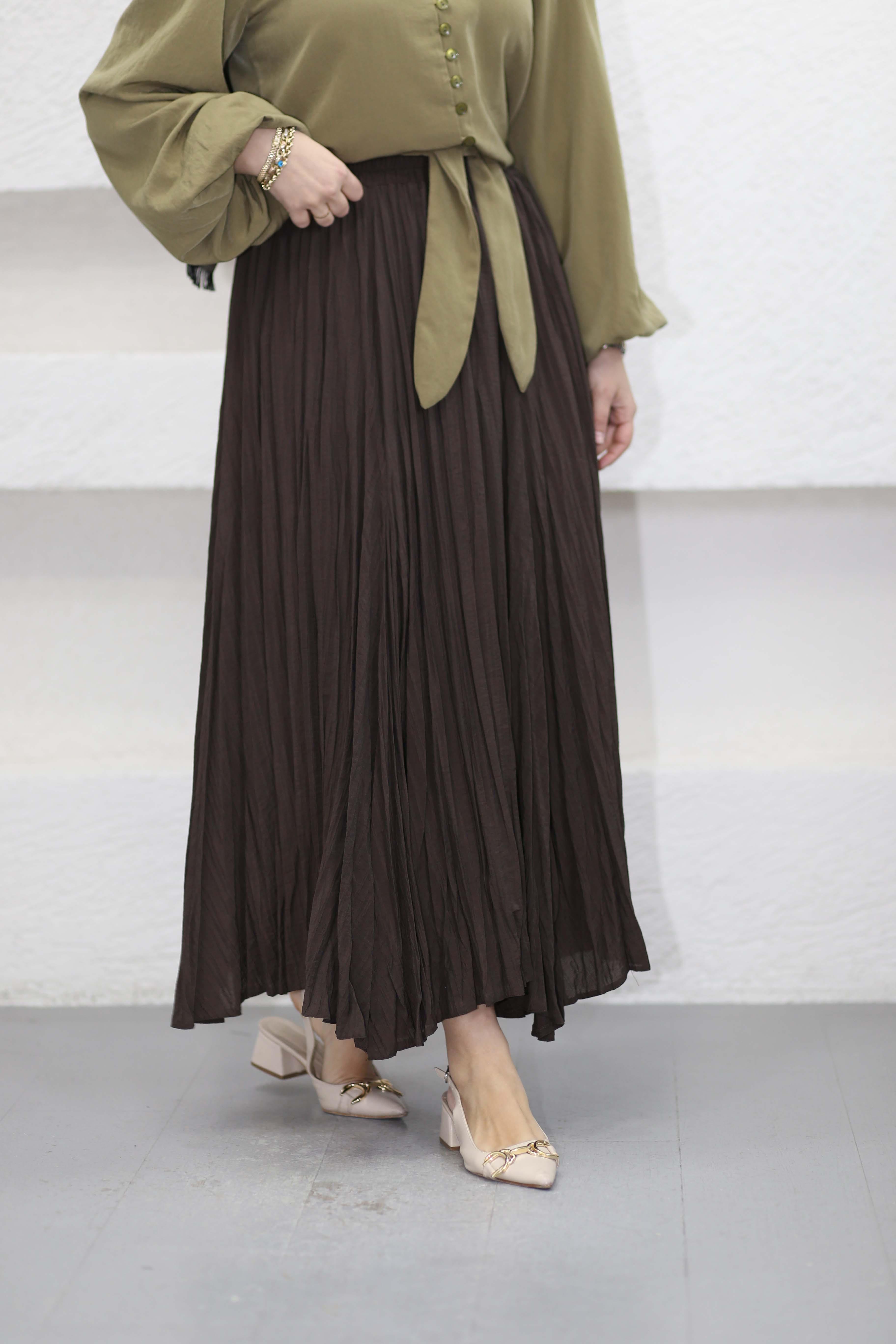 Kraş Etek Kahverengi 1461