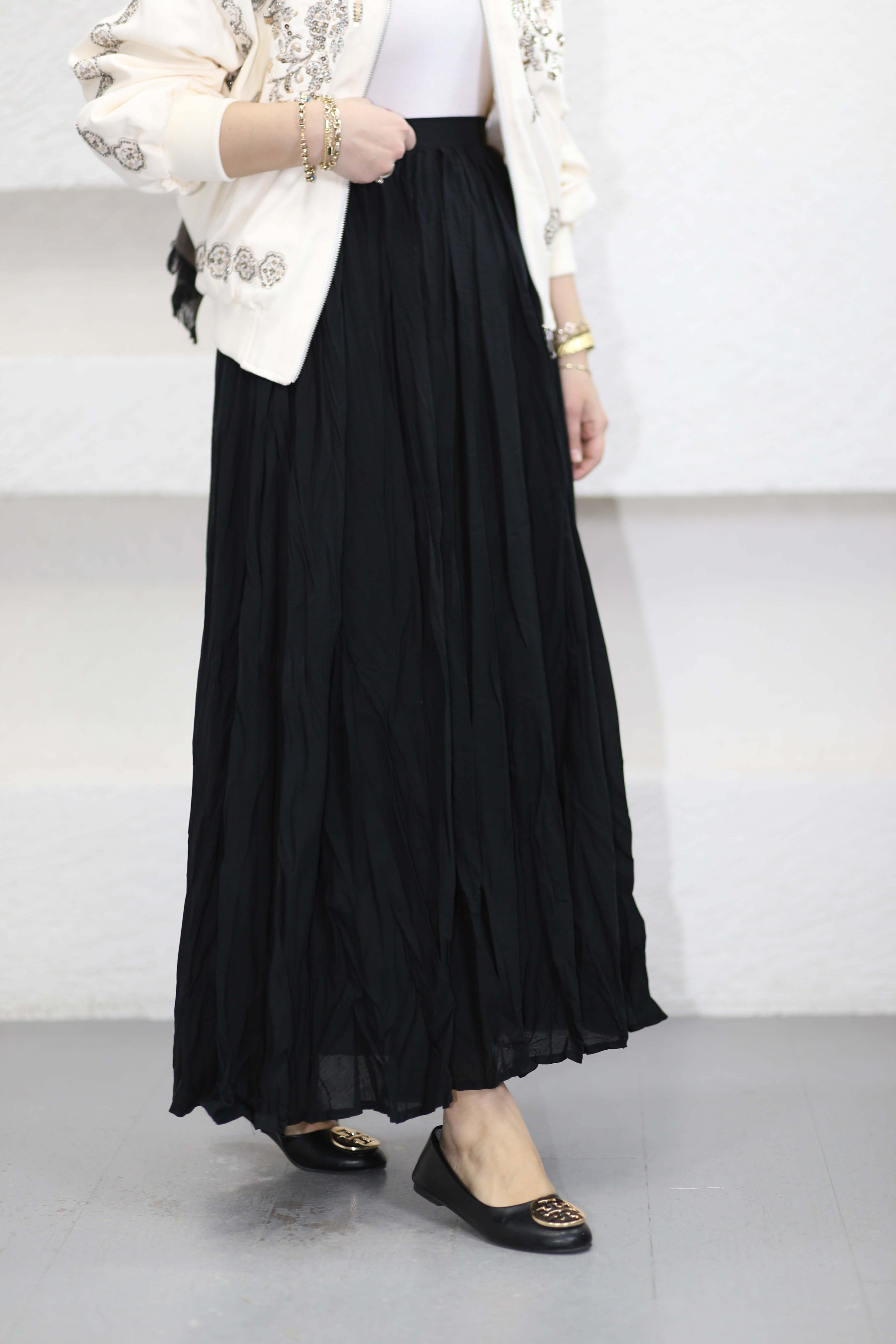 Melina Kıraş Etek Siyah 608