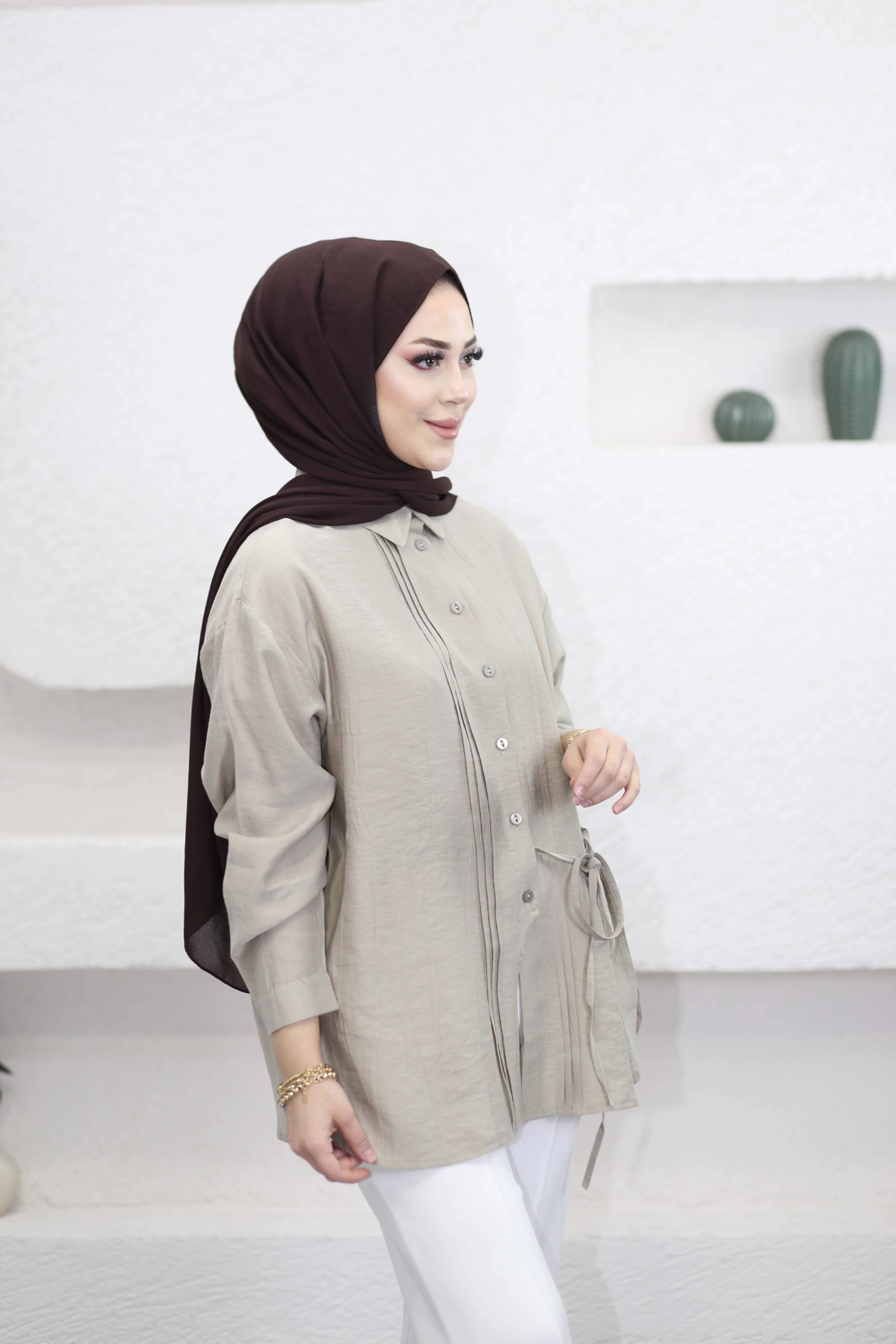 Yan Bağlamalı Tunik Taş 6209