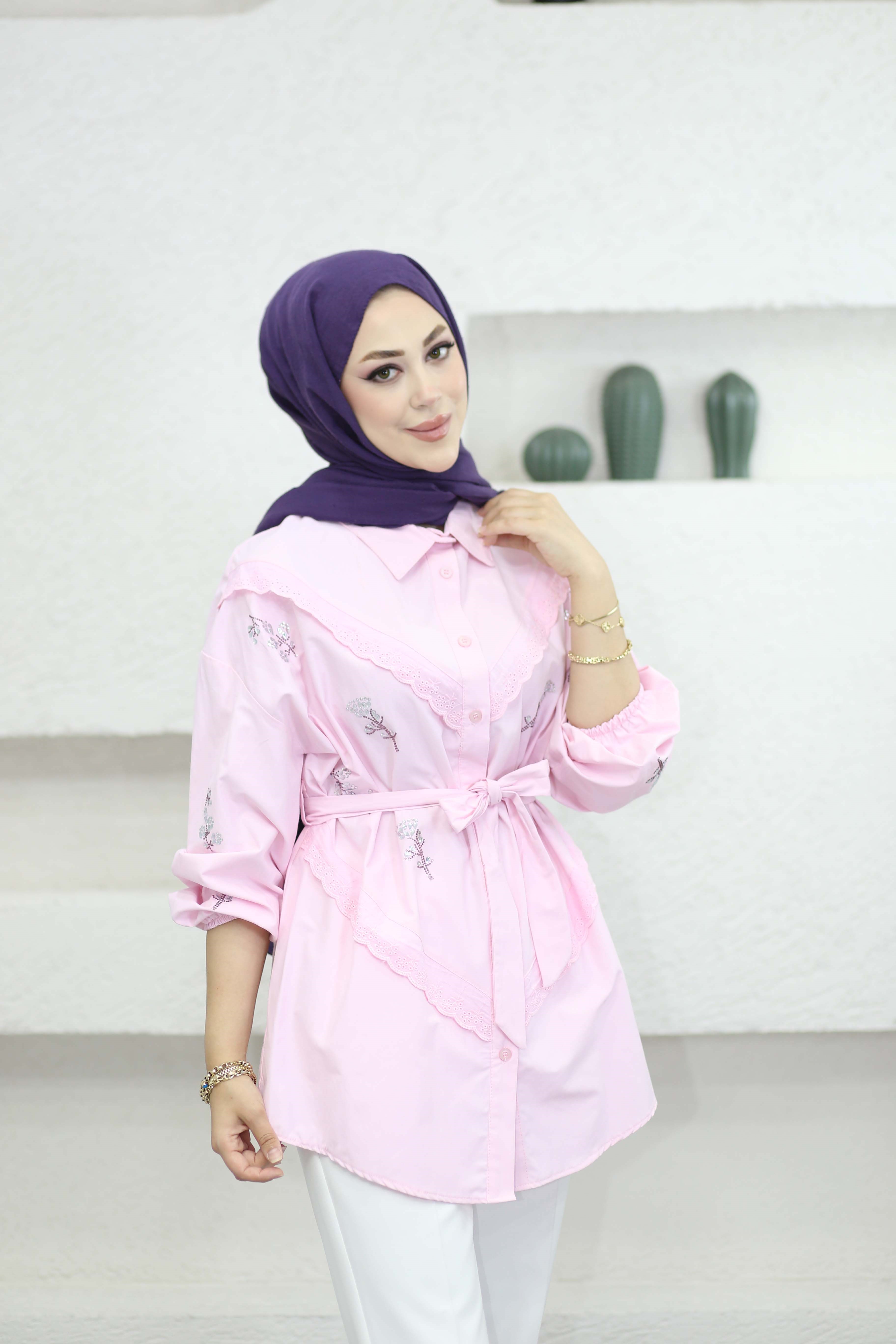 Erva Gömlek Pembe 170350