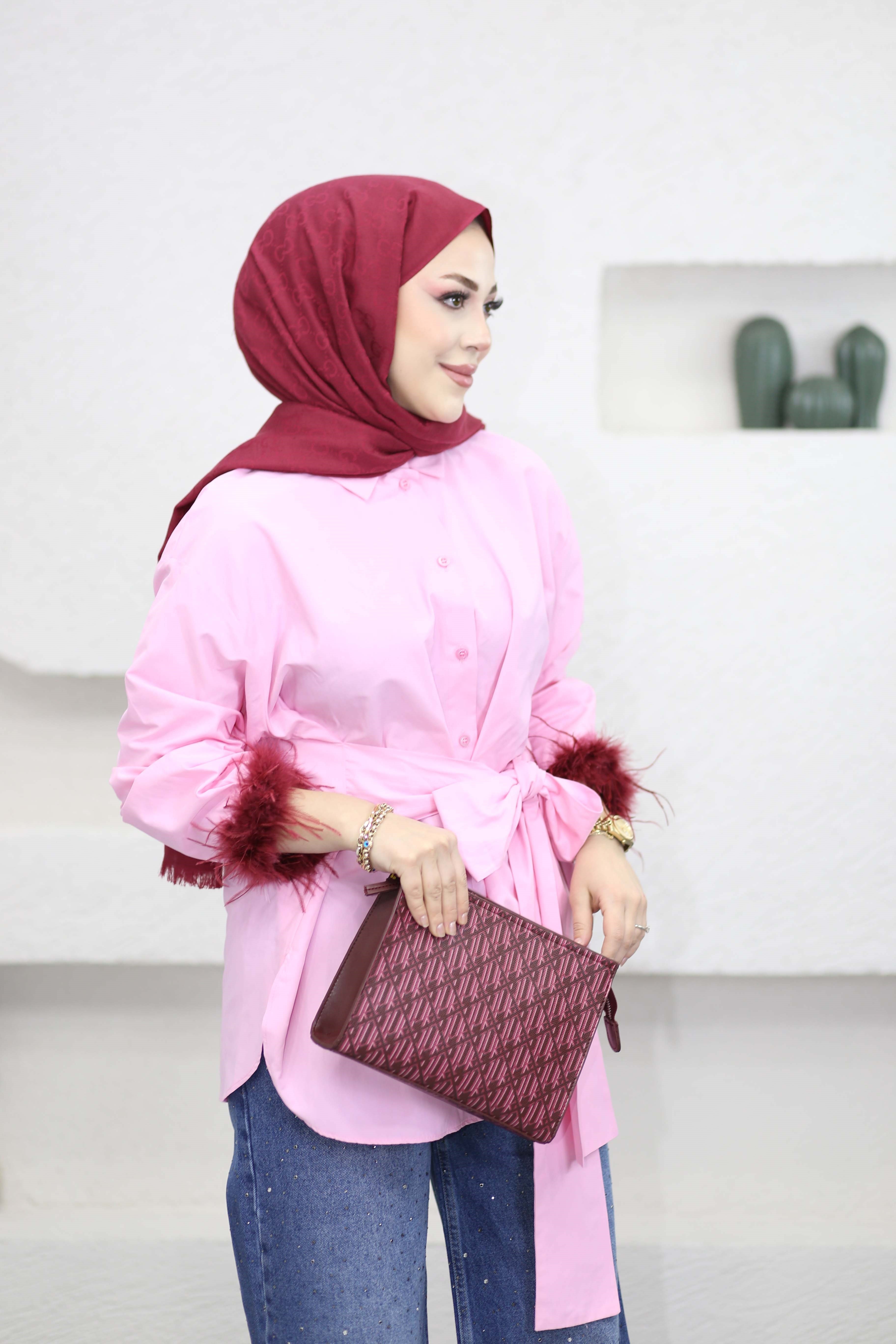 Kokoş Gömlek Pembe 3005