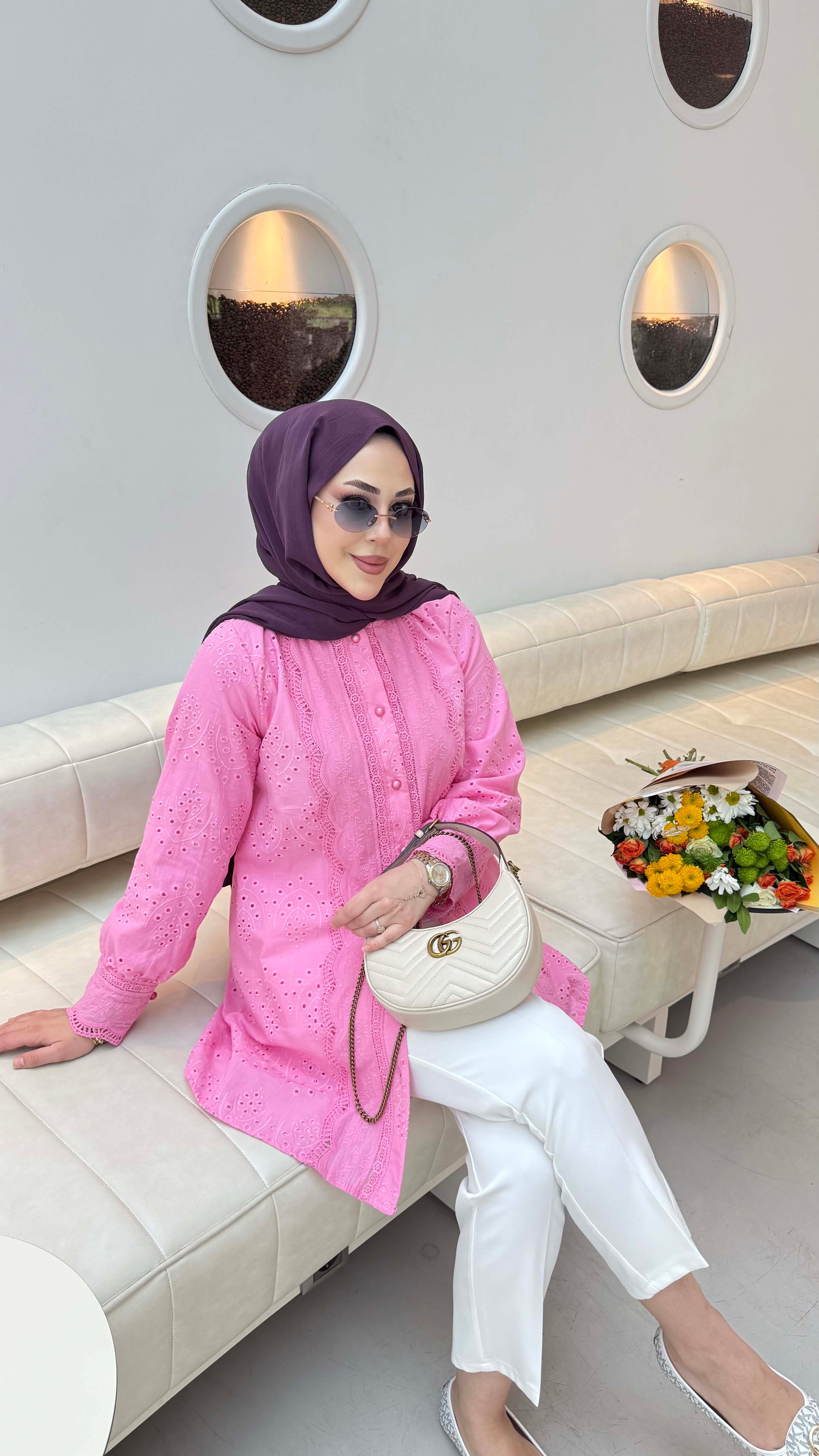 Afra Gömlek Pembe 2001