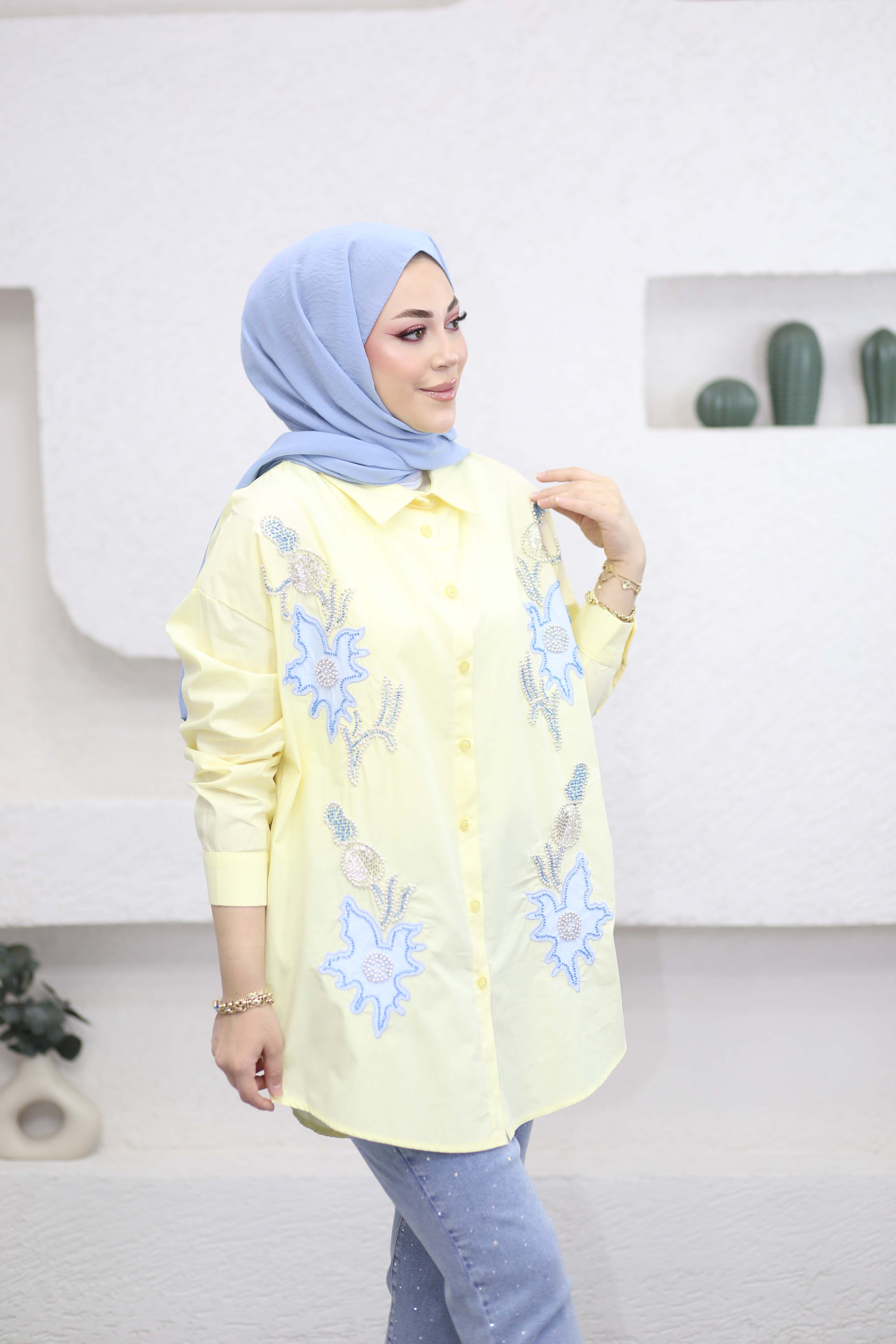 Selen Gömlek Limon Sarısı 170319