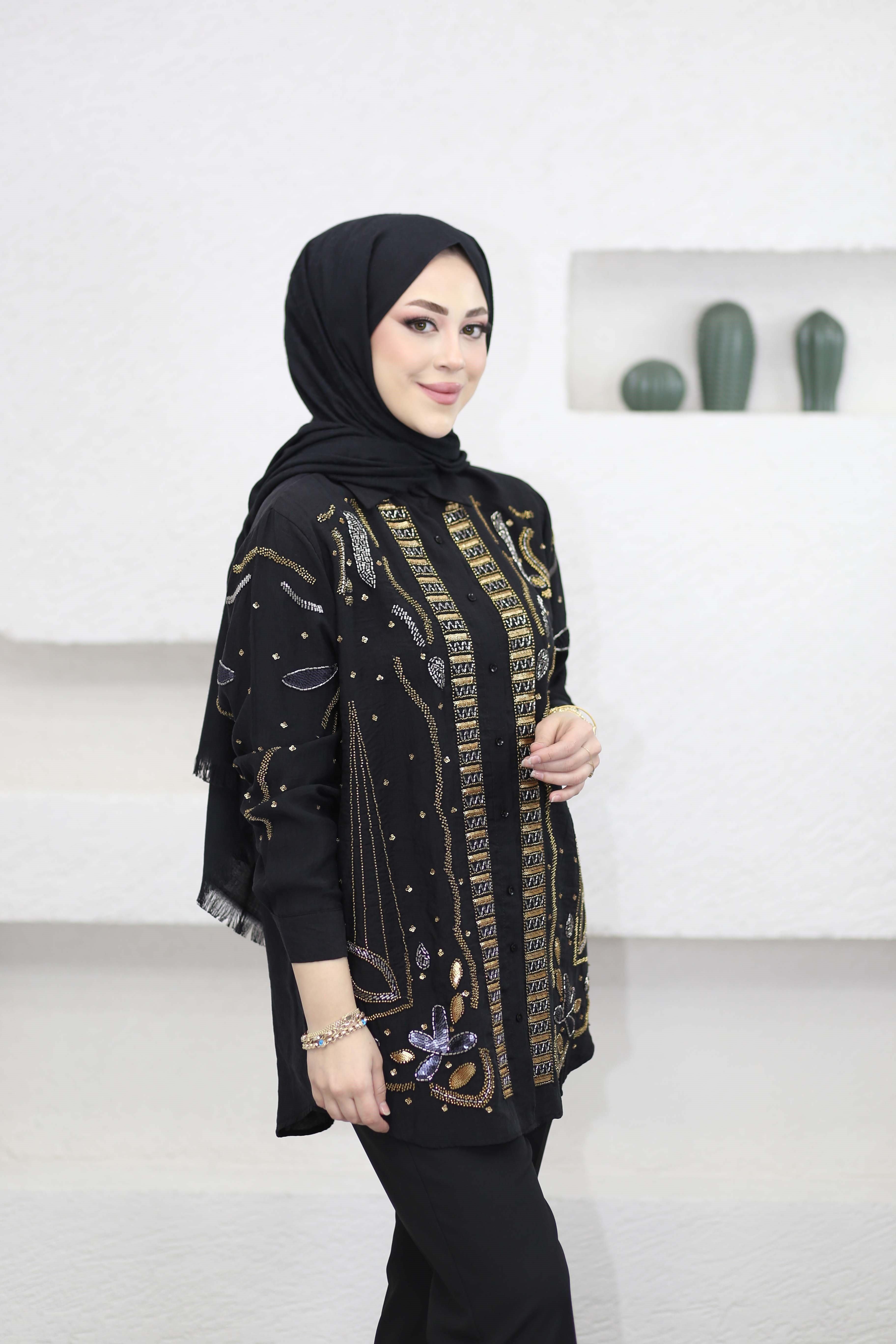 Sharm Gömlek Siyah 34840