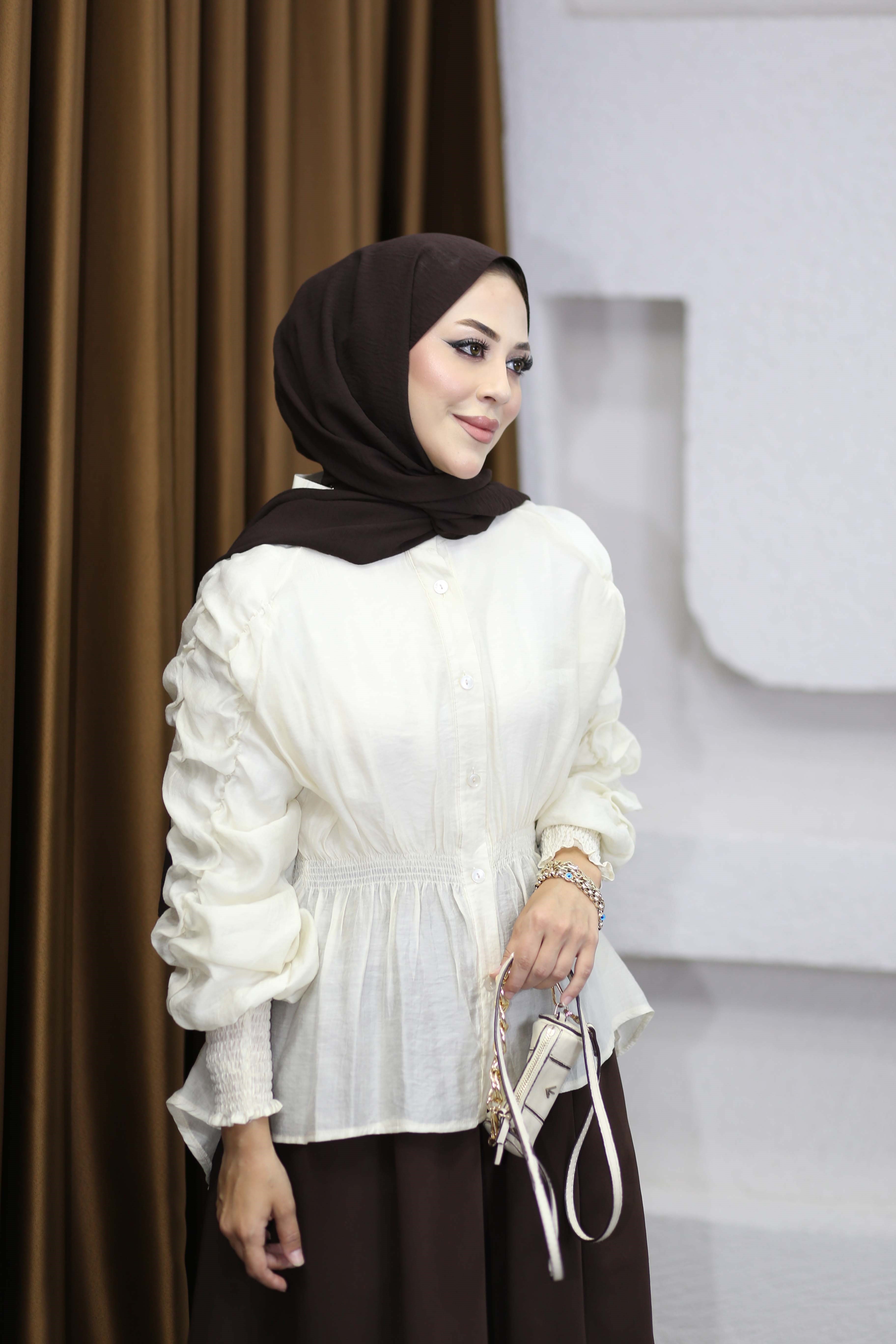 Kısra Gömlek Bej 2252