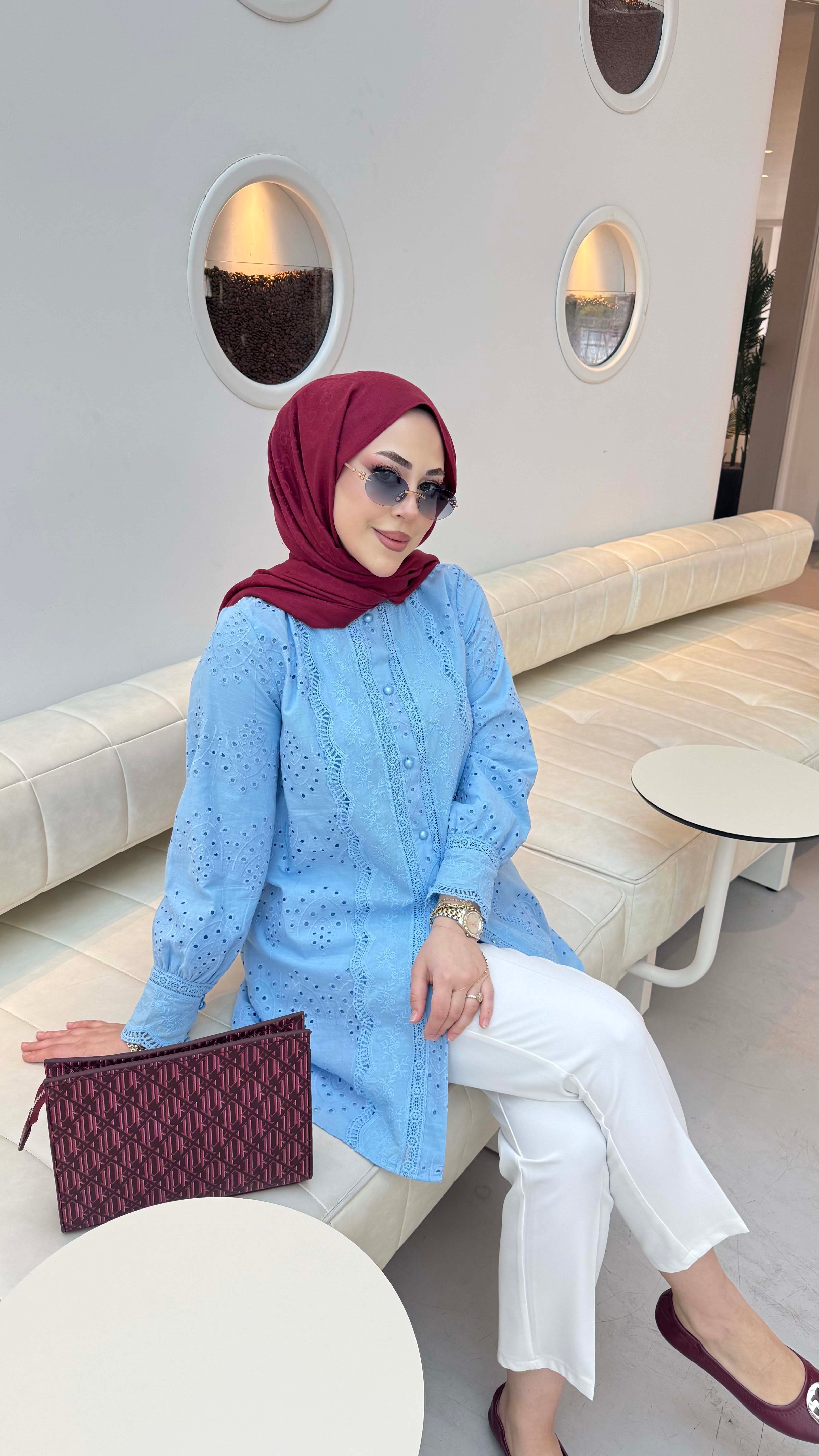 Afra Gömlek Mavi 2001