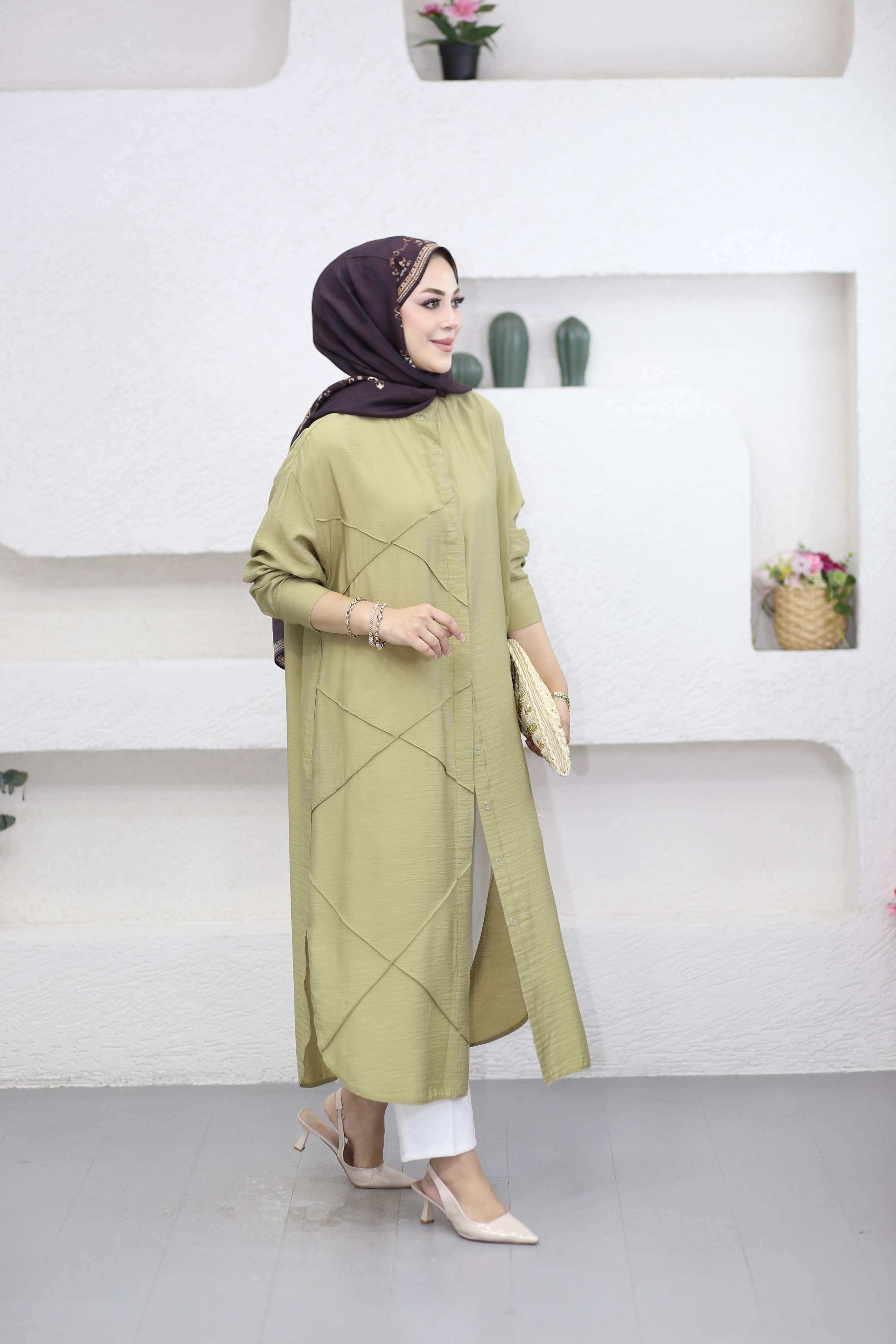 Nowan Tunik Yağ Yeşili 2931