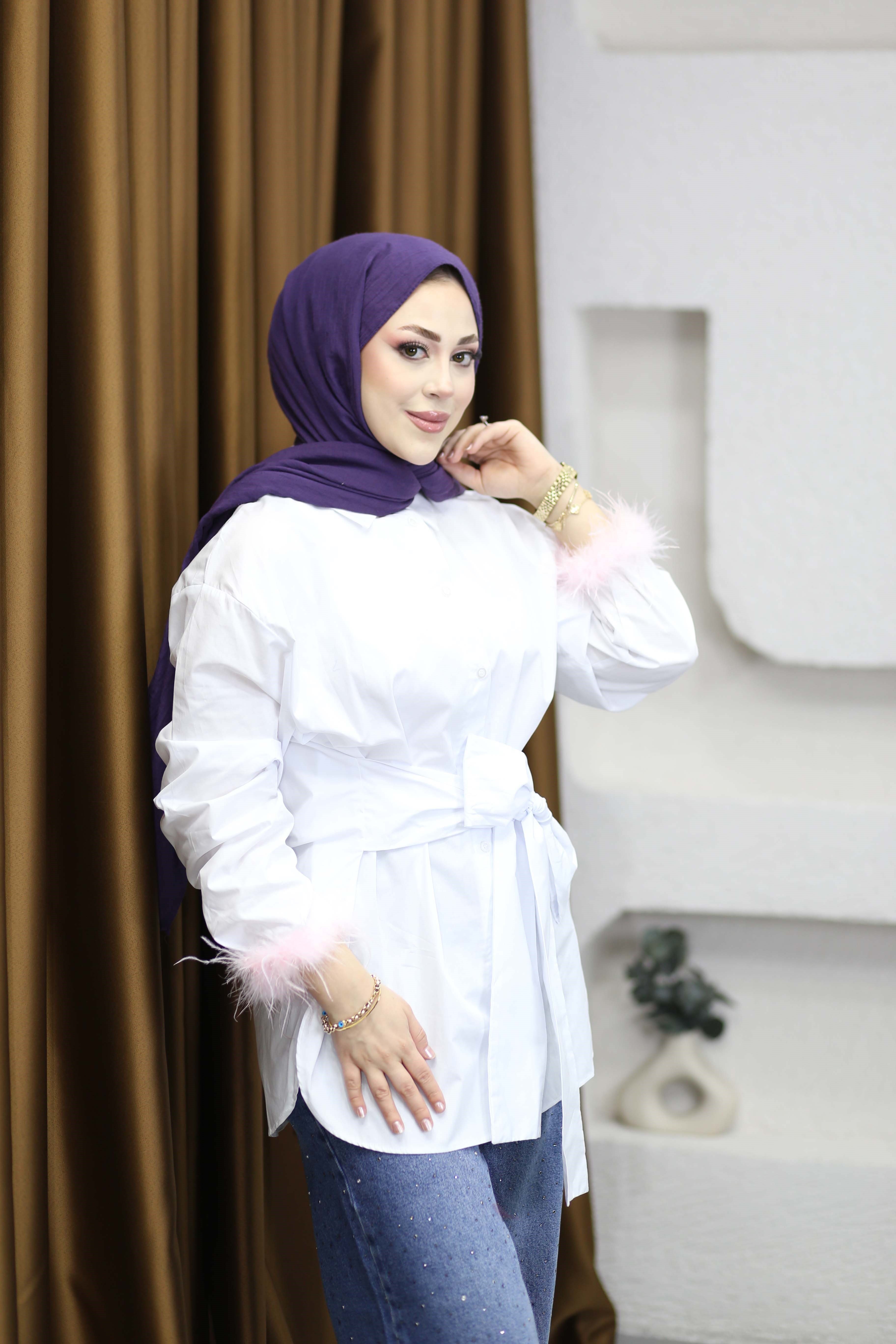 Kokoş Gömlek Beyaz 3005