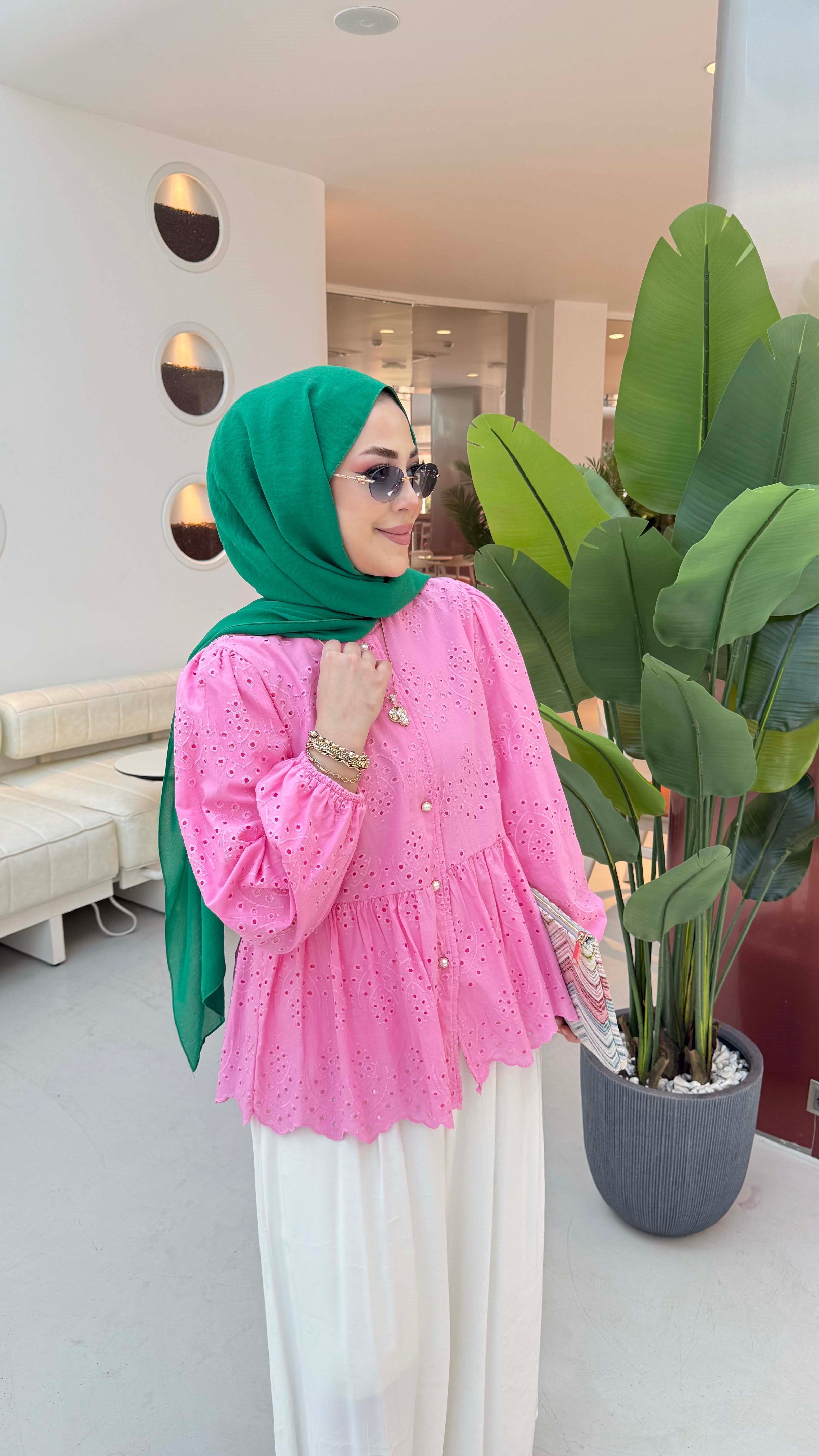 Line Gömlek Pembe 5003