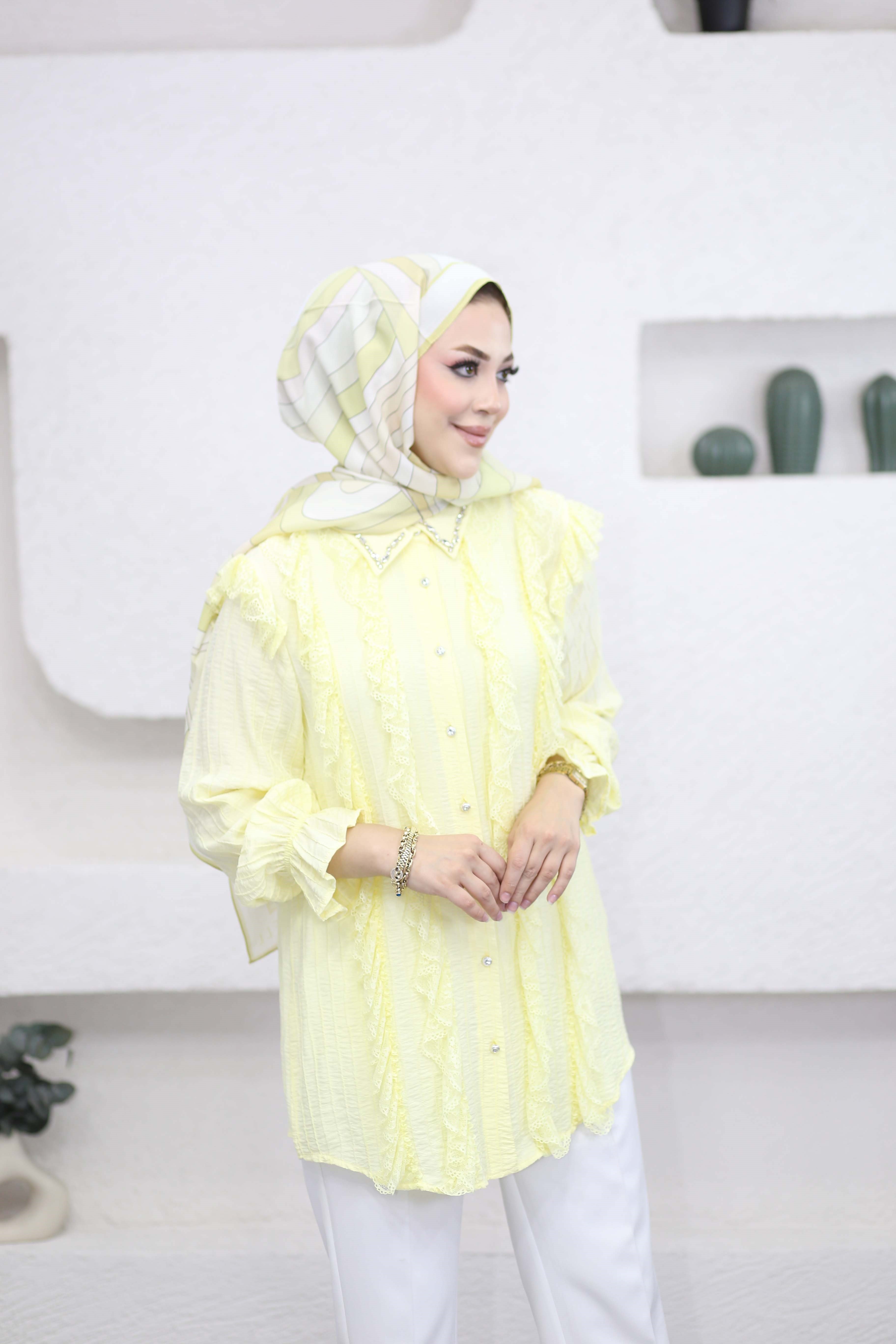 Şehnaz Gömlek Sarı 170356