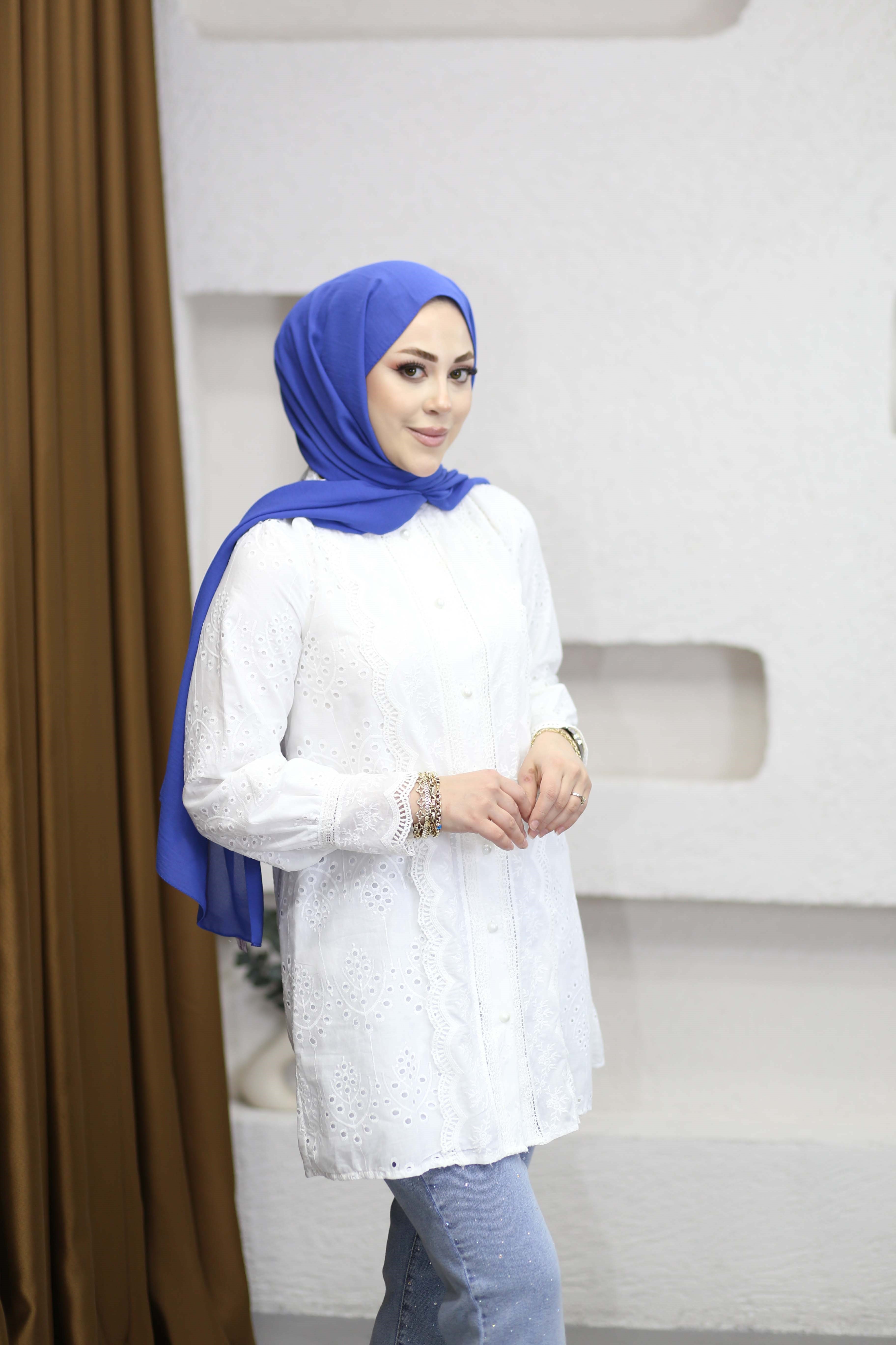 Afra Gömlek Beyaz 2001