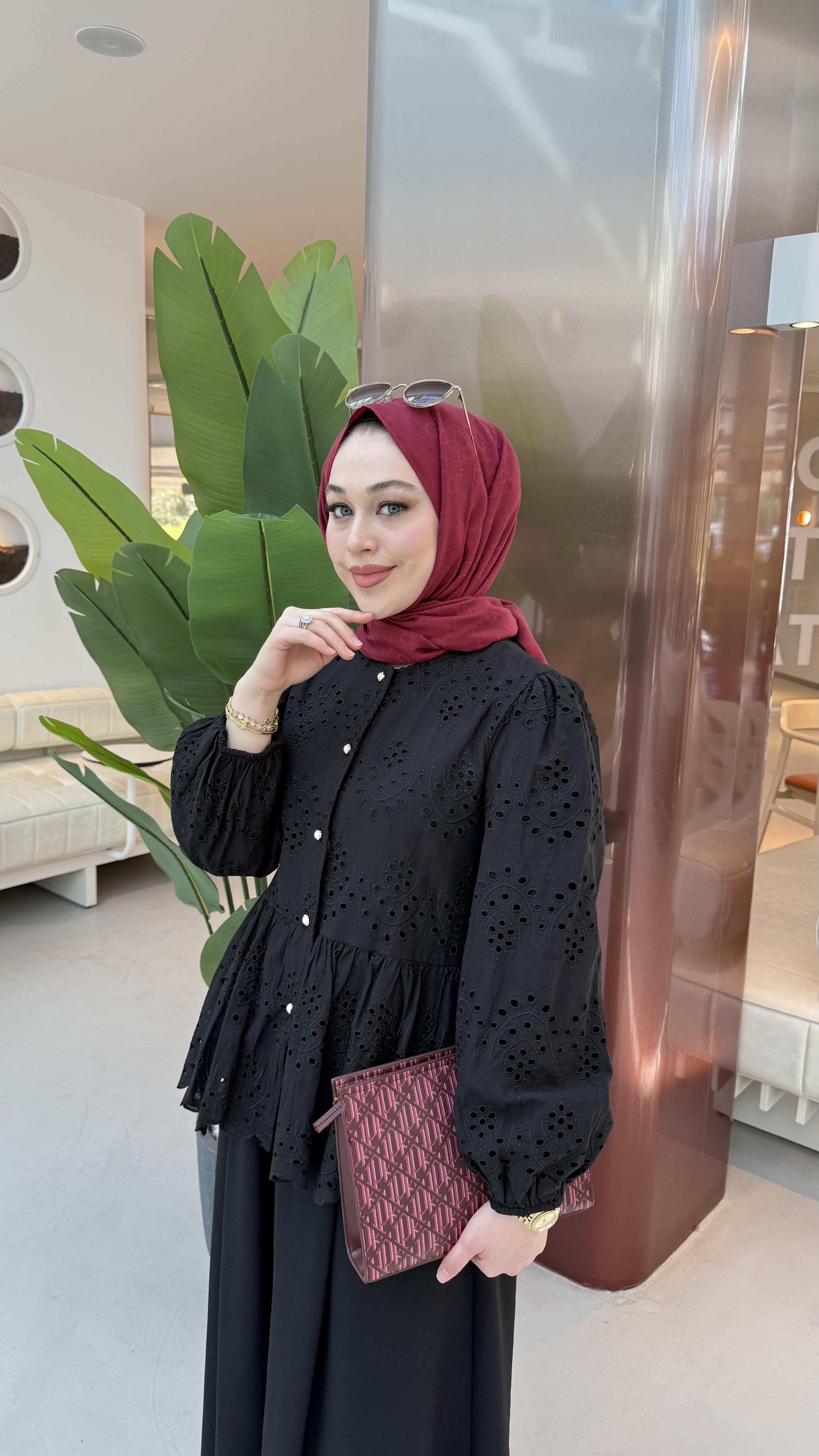 Line Gömlek Siyah 5003