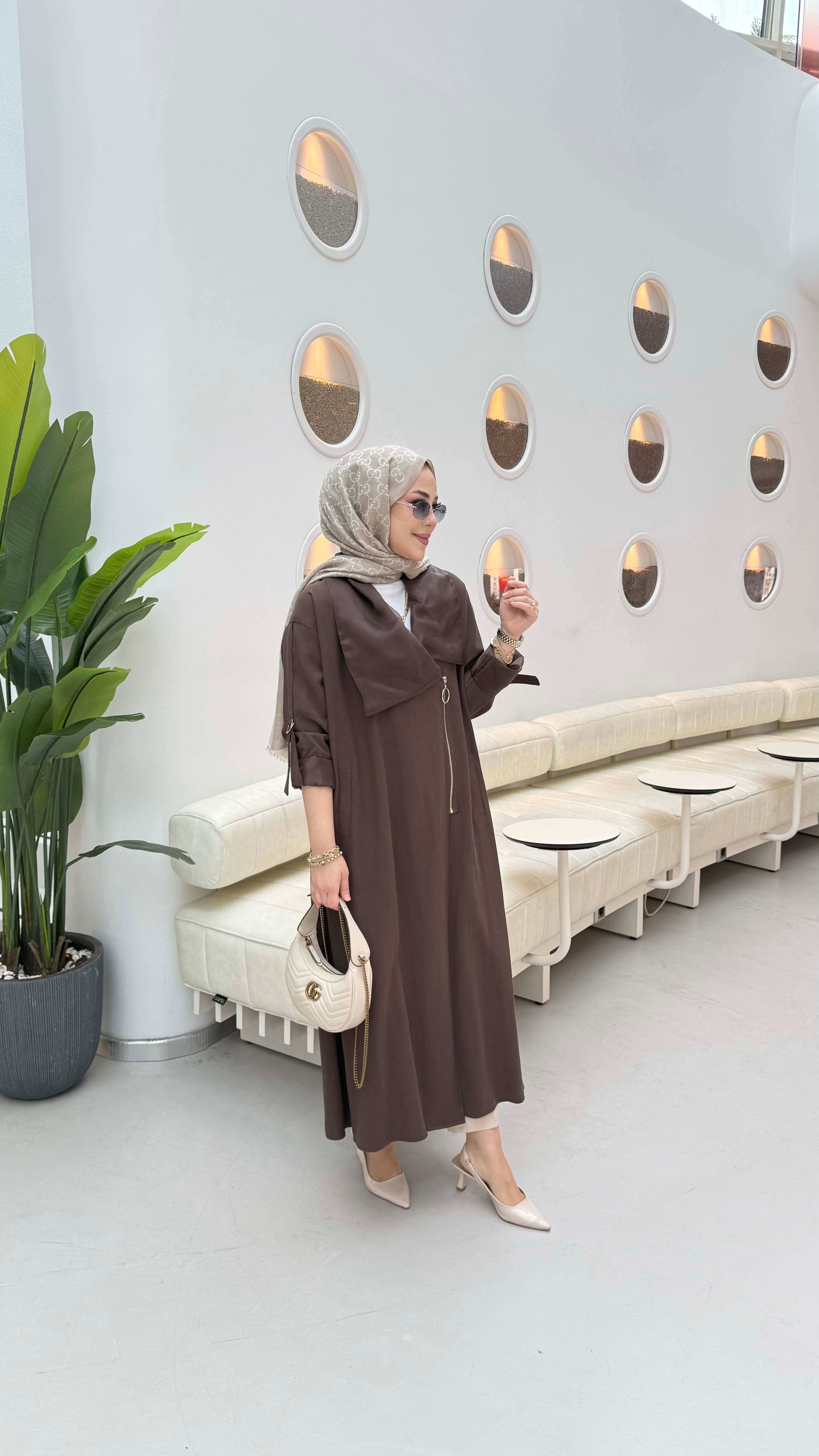 Organze Kap Kahverengi 5020