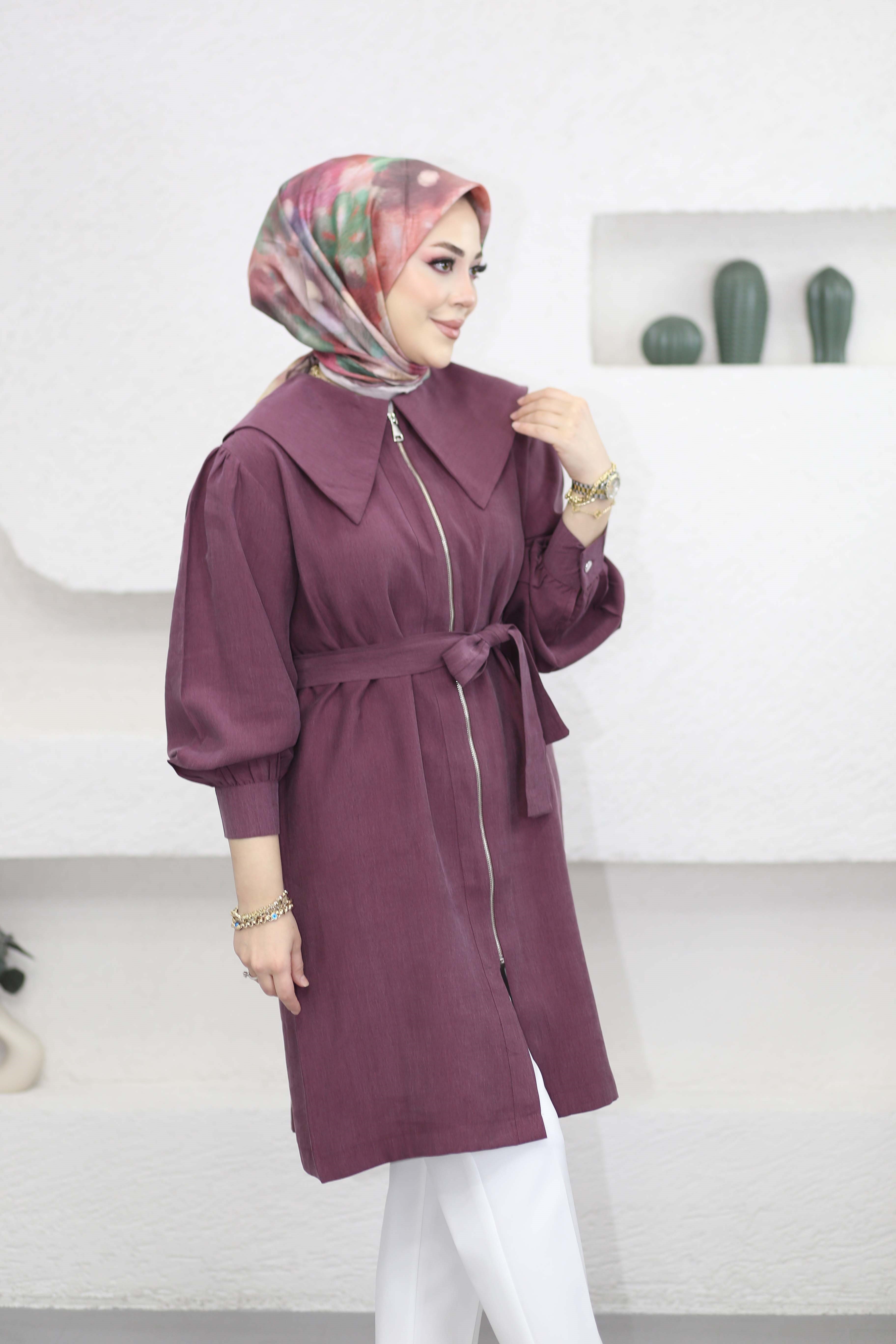 Bebe Yaka Kap Mürdüm 6437