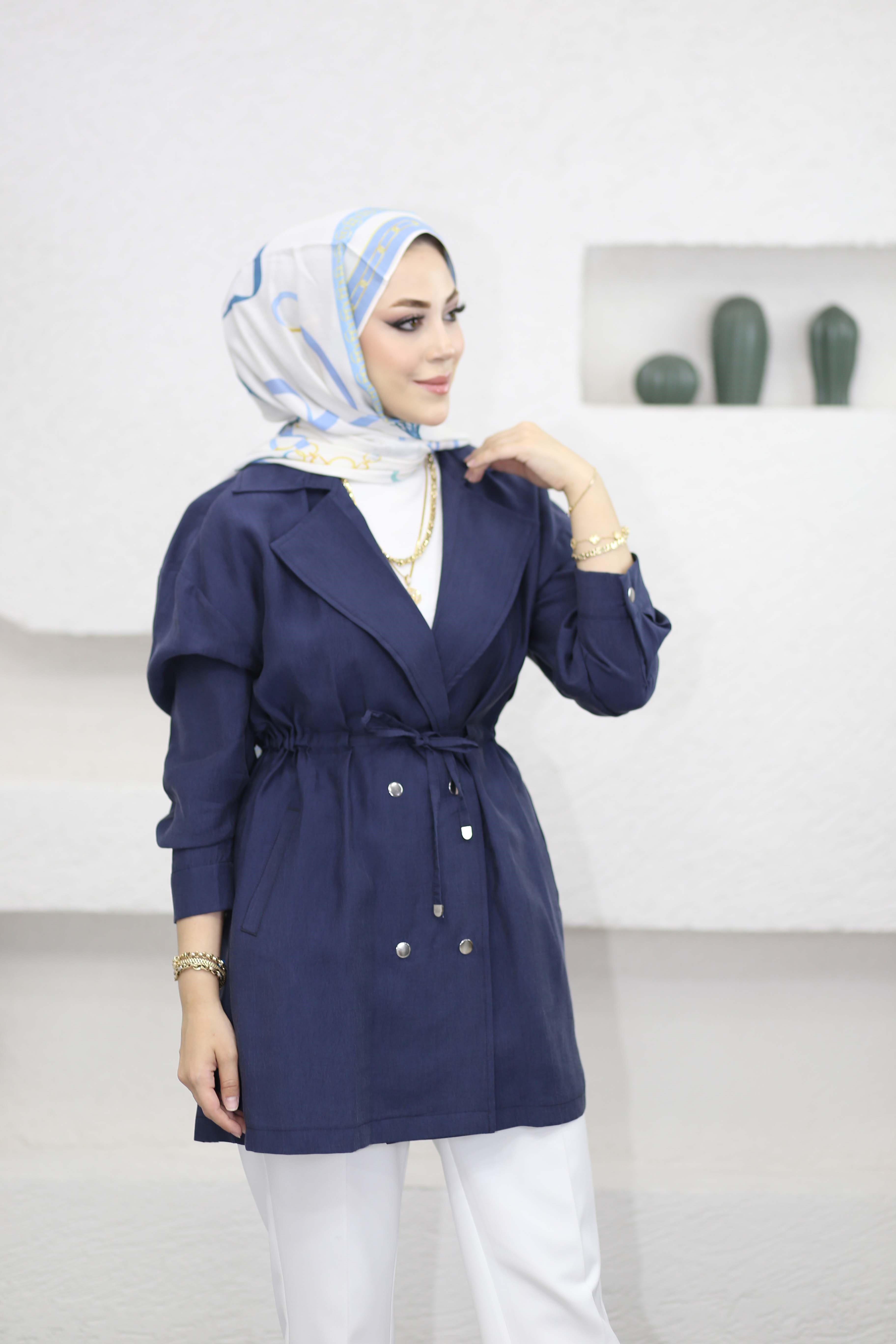 Beli Tünelli Kap Lacivert 4518