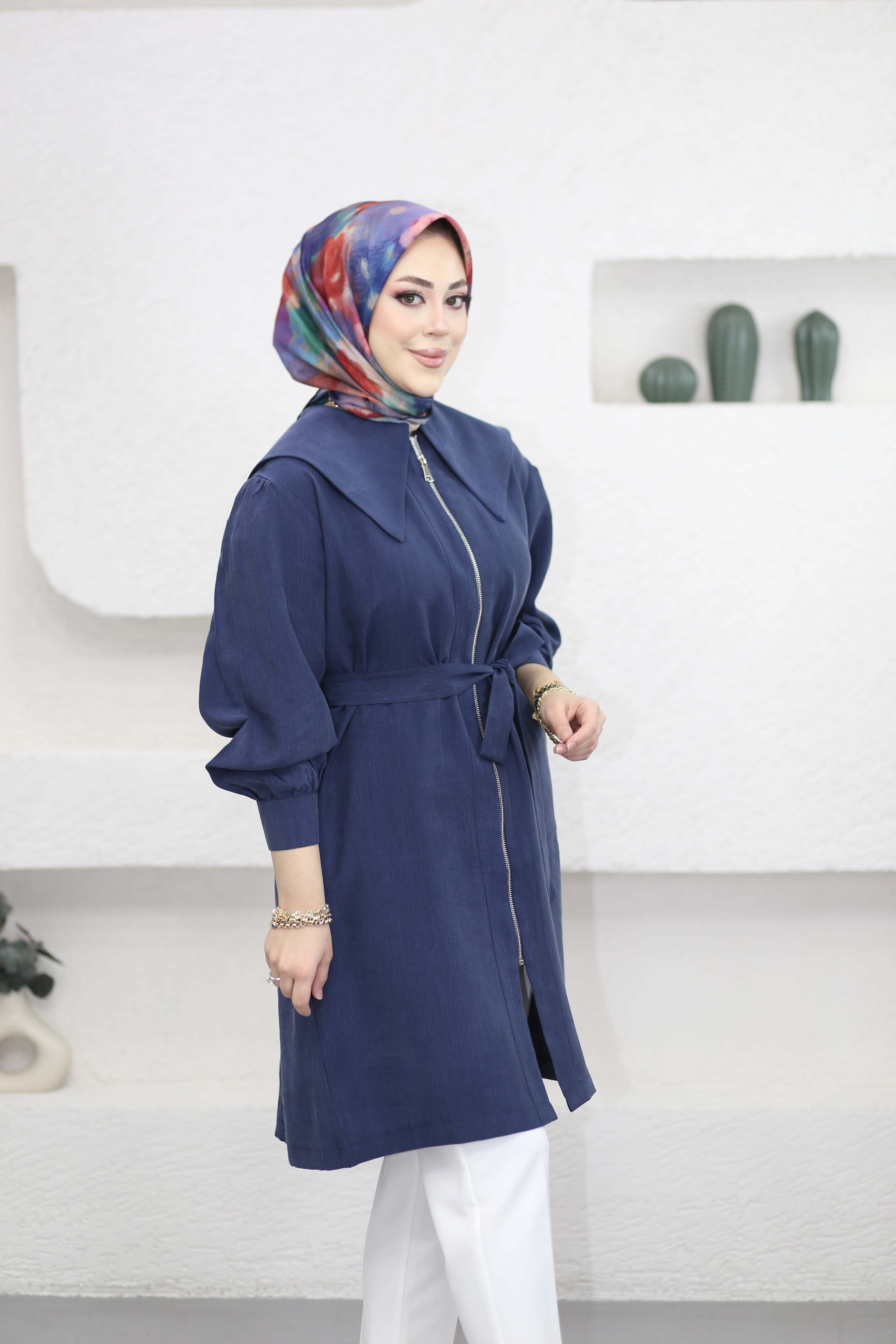 Bebe Yaka Kap Lacivert 6437