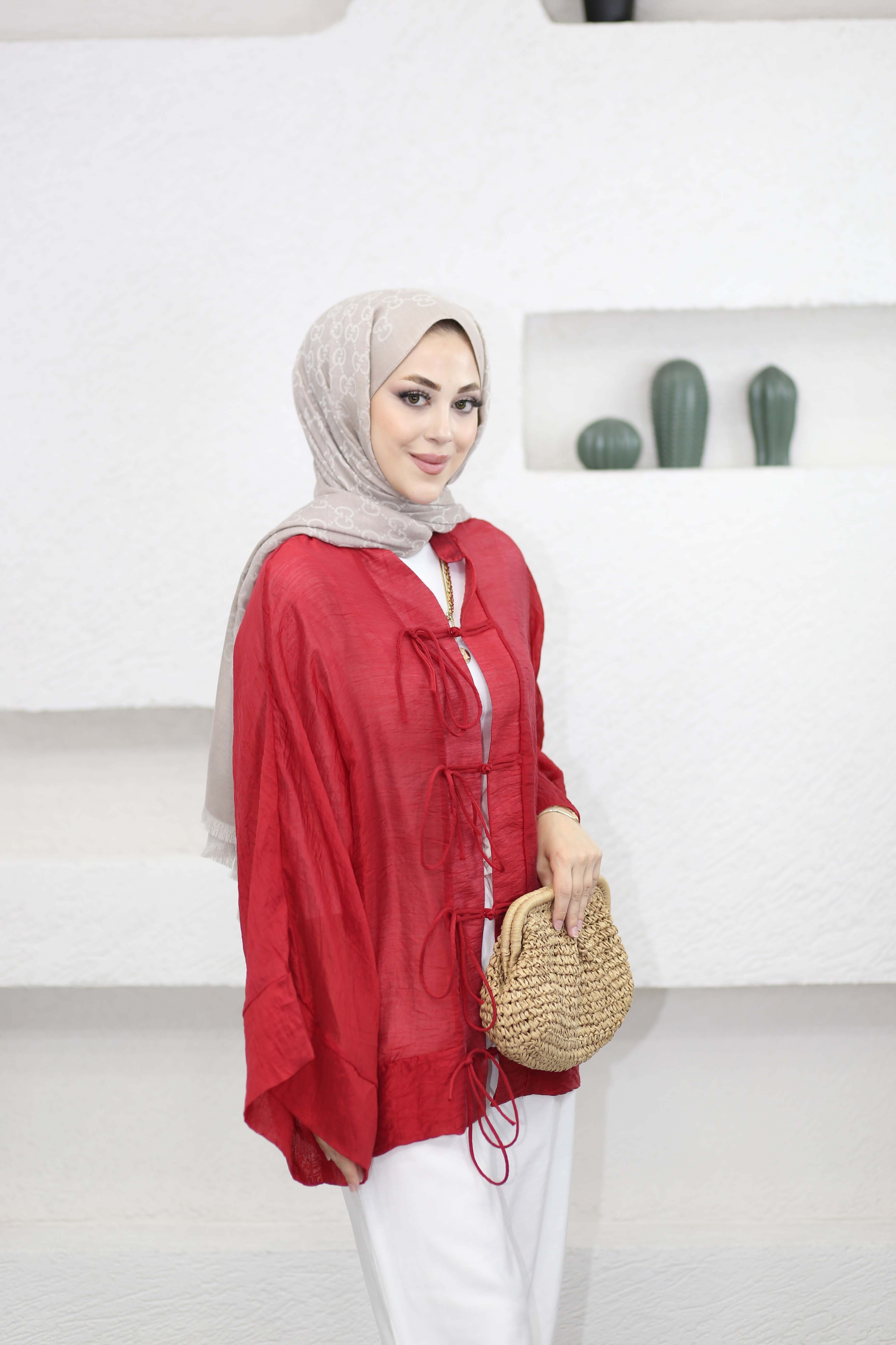 Mess Kimono Kırmızı 1389