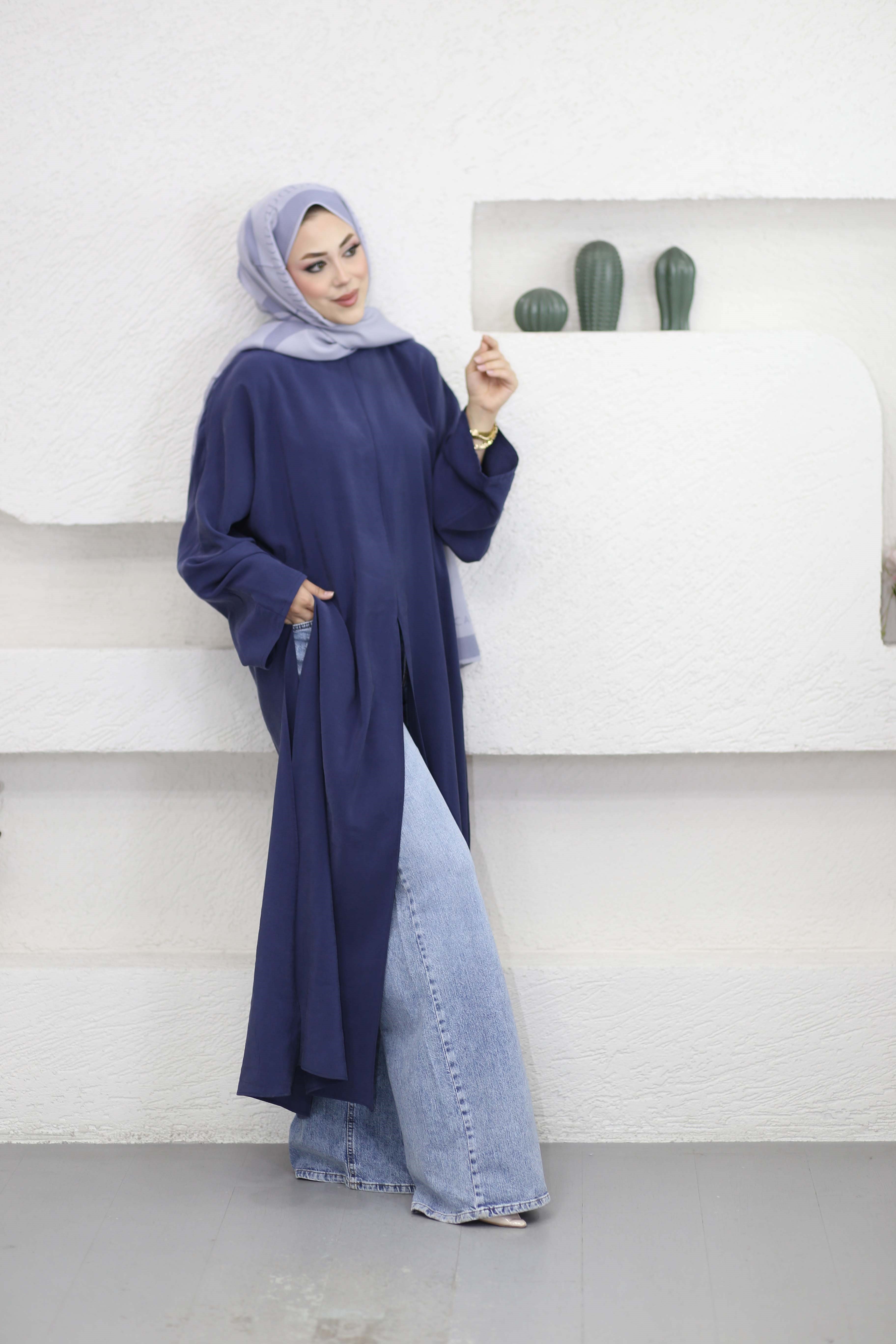 Feraye Tunik Lacivert 2797