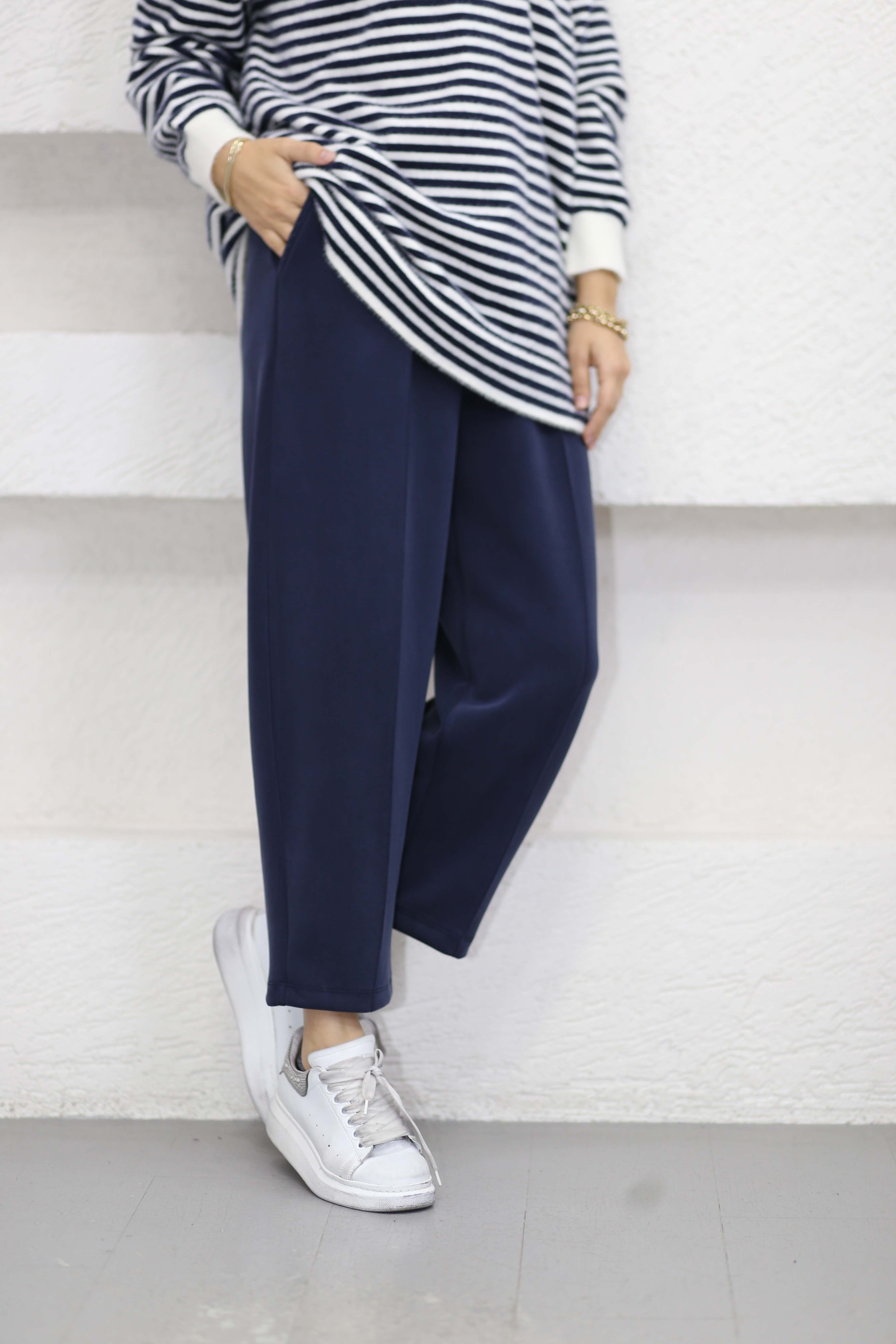 Oysho Havuç Pantolon Lacivert 26069