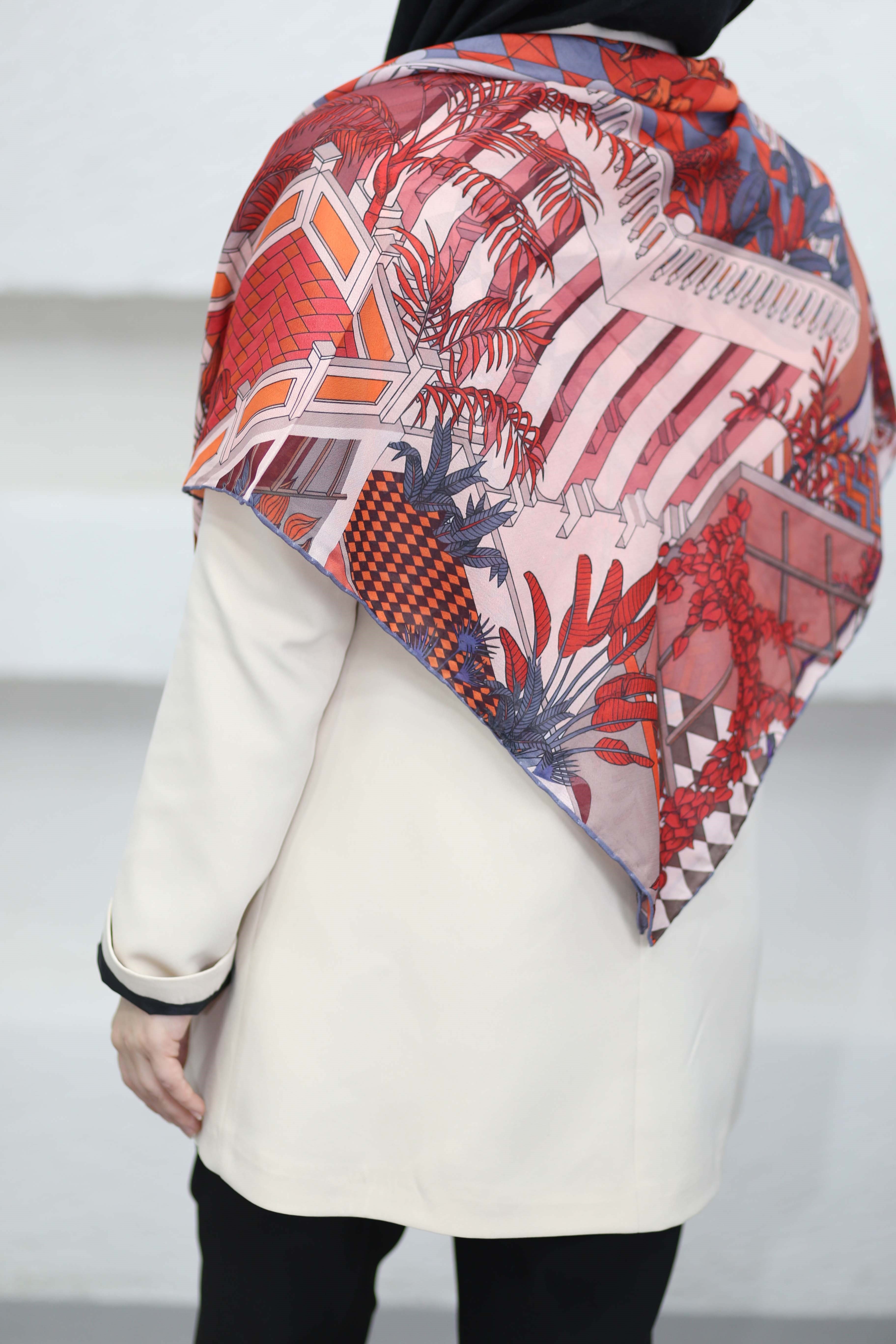 Botanik Eşarp Turuncu 5162