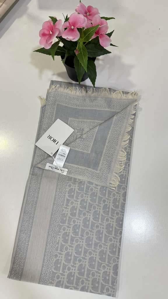 Dior Şal Gri 5909
