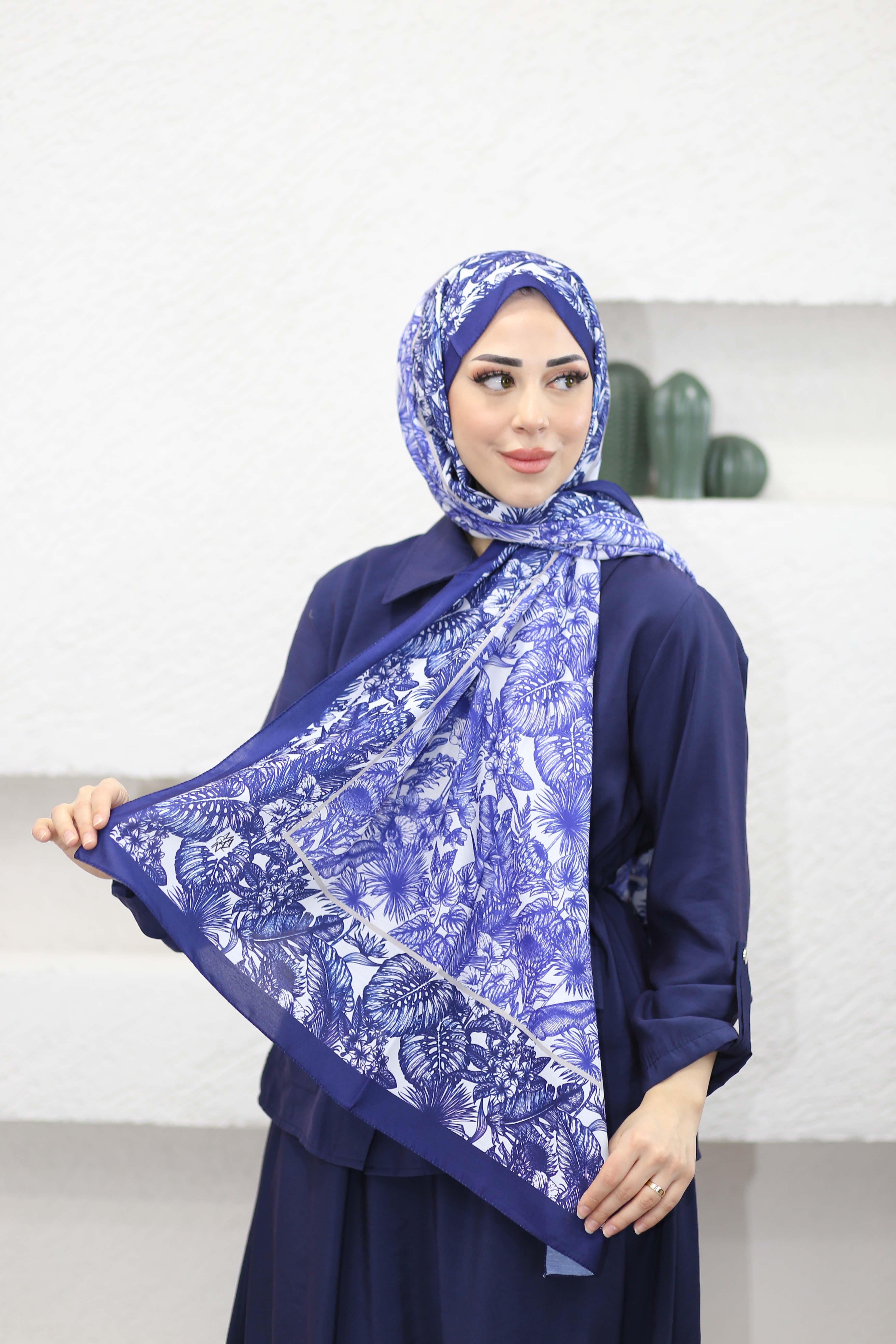 Dominik Şal Lacivert 5006