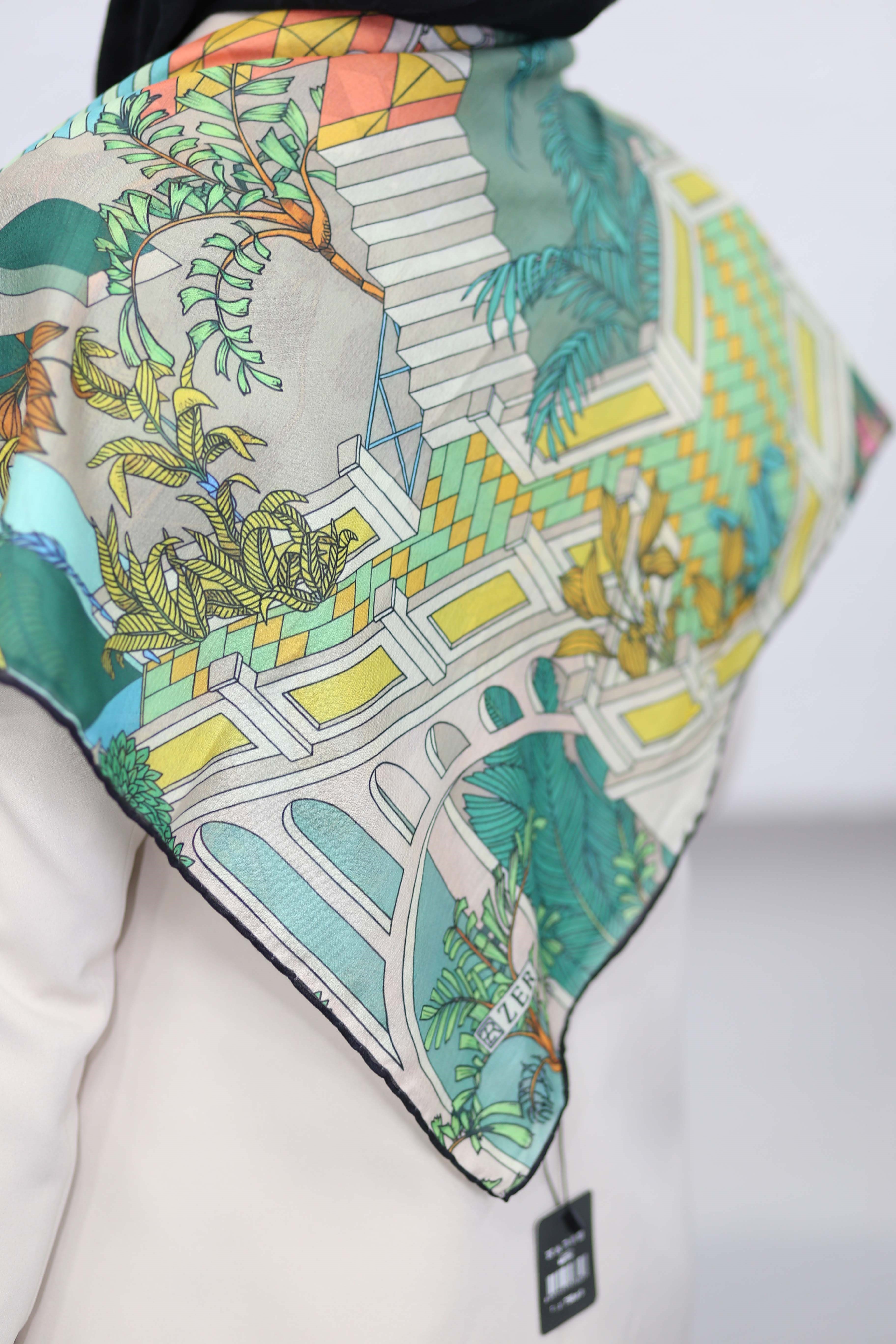 Botanik Eşarp Yeşil 5162