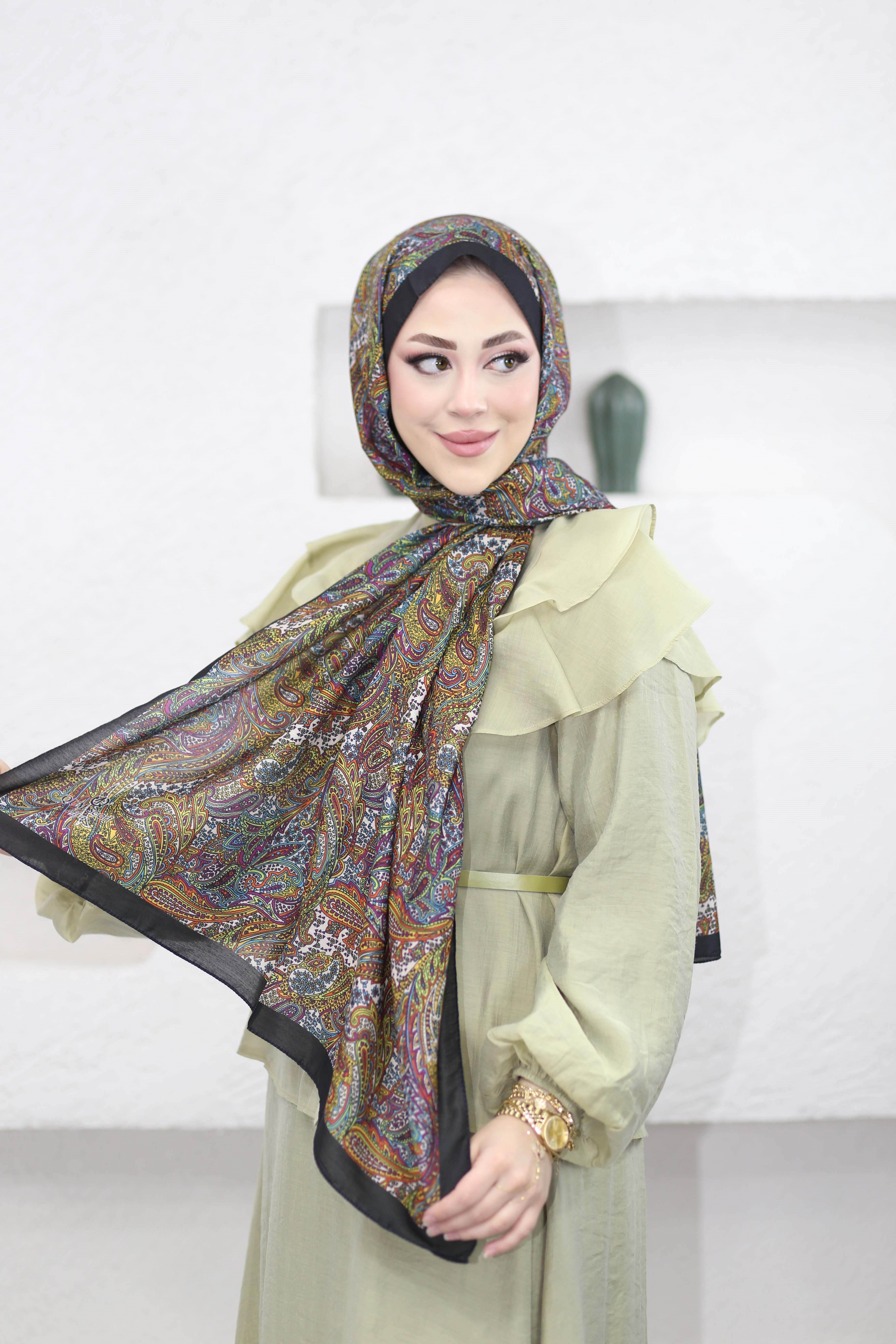 Lilya Şal Siyah 6011