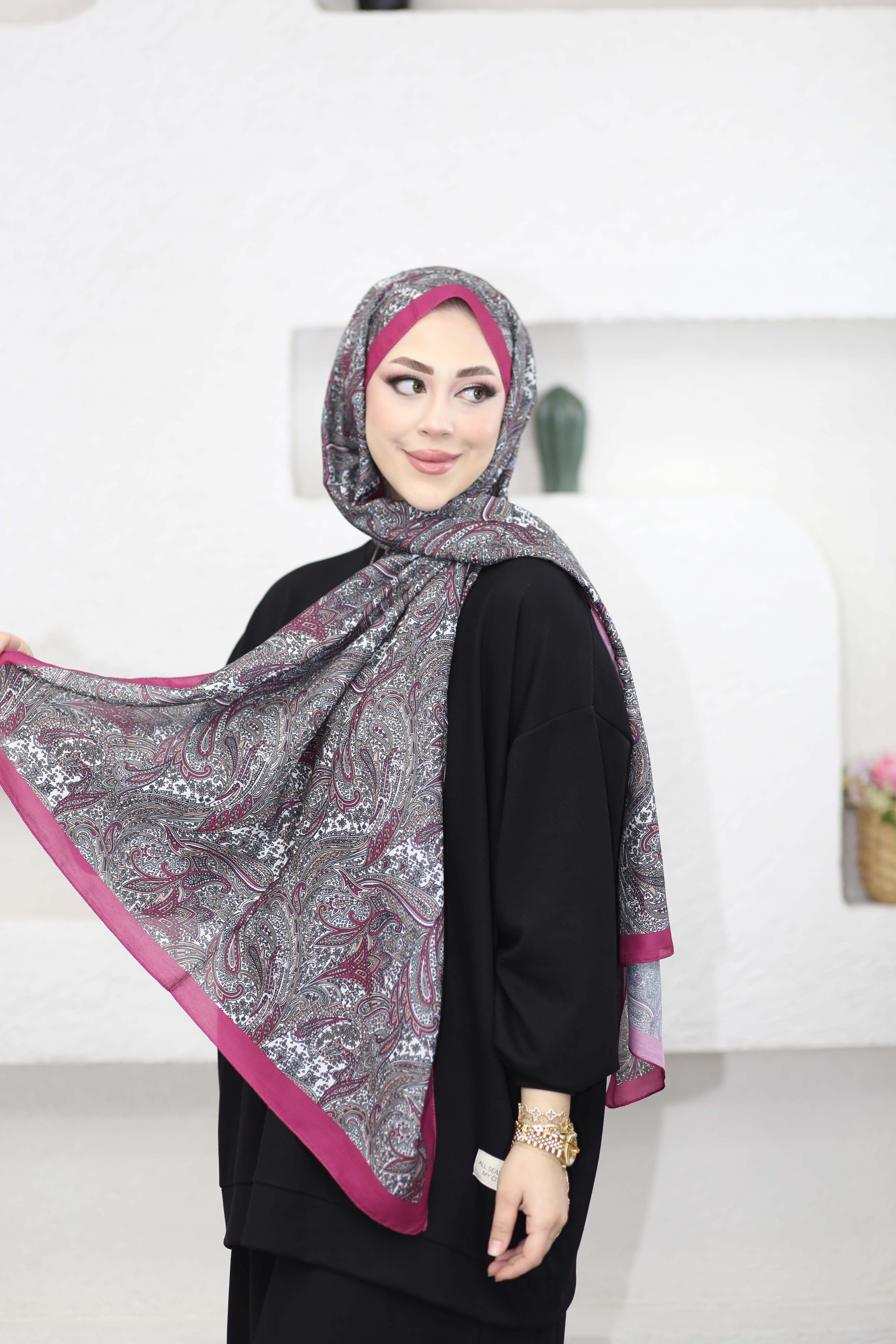 Lilya Şal Fuşya 6011