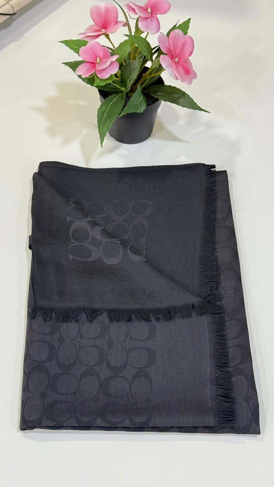 Coach Şal Siyah 2509