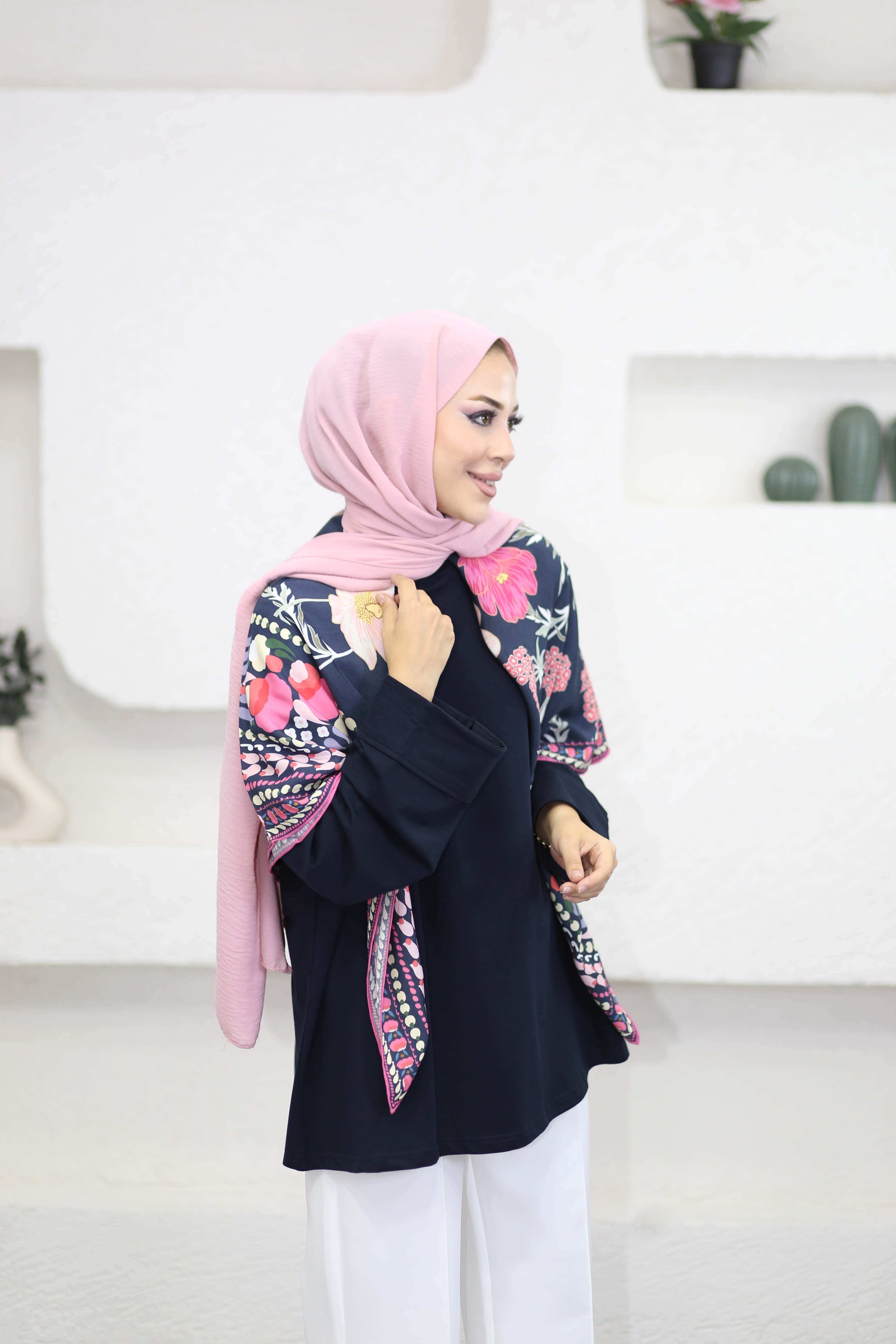 Dikiş Detaylı Sweat Lacivert 3068