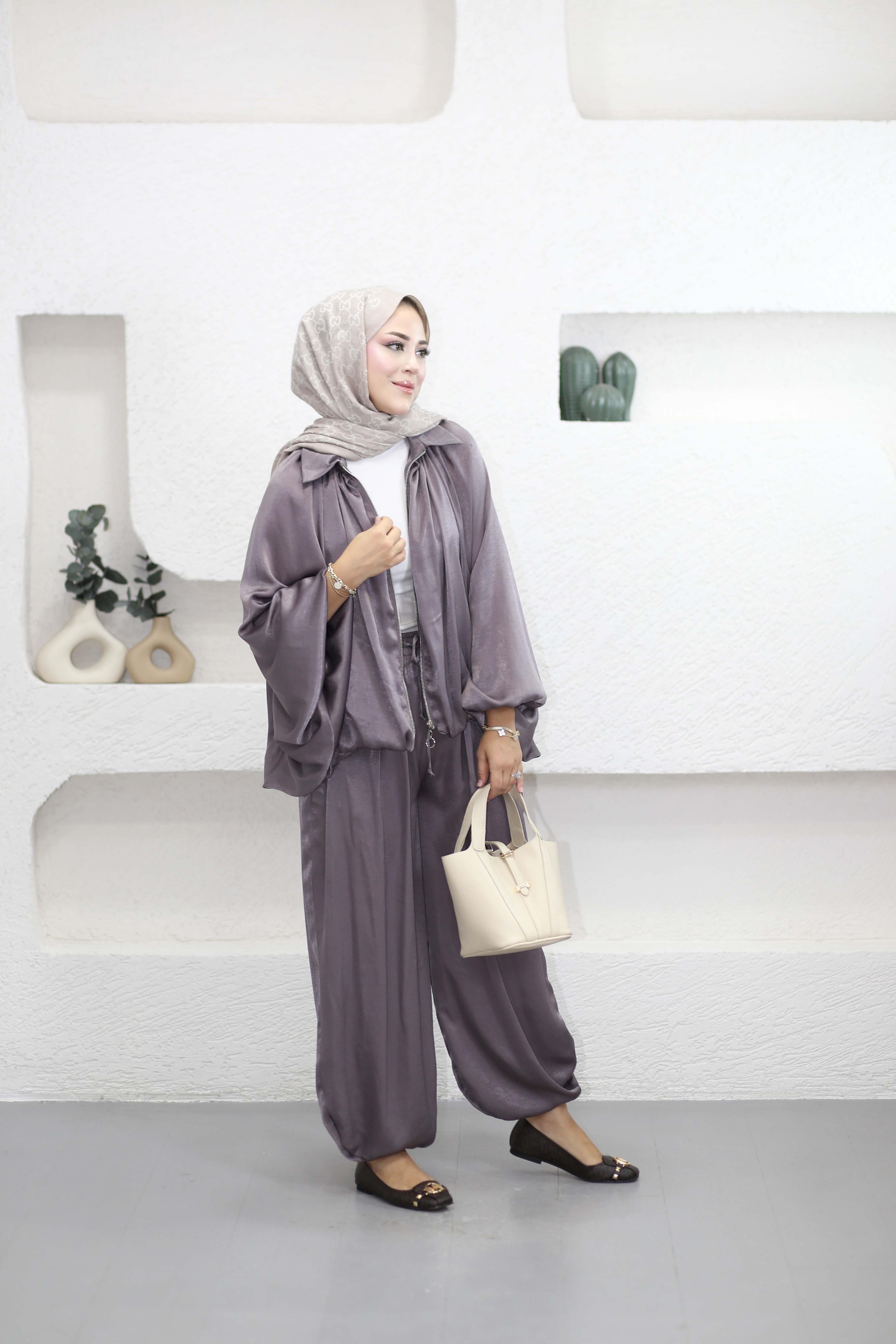 Premium Saten Takım Latte 8417