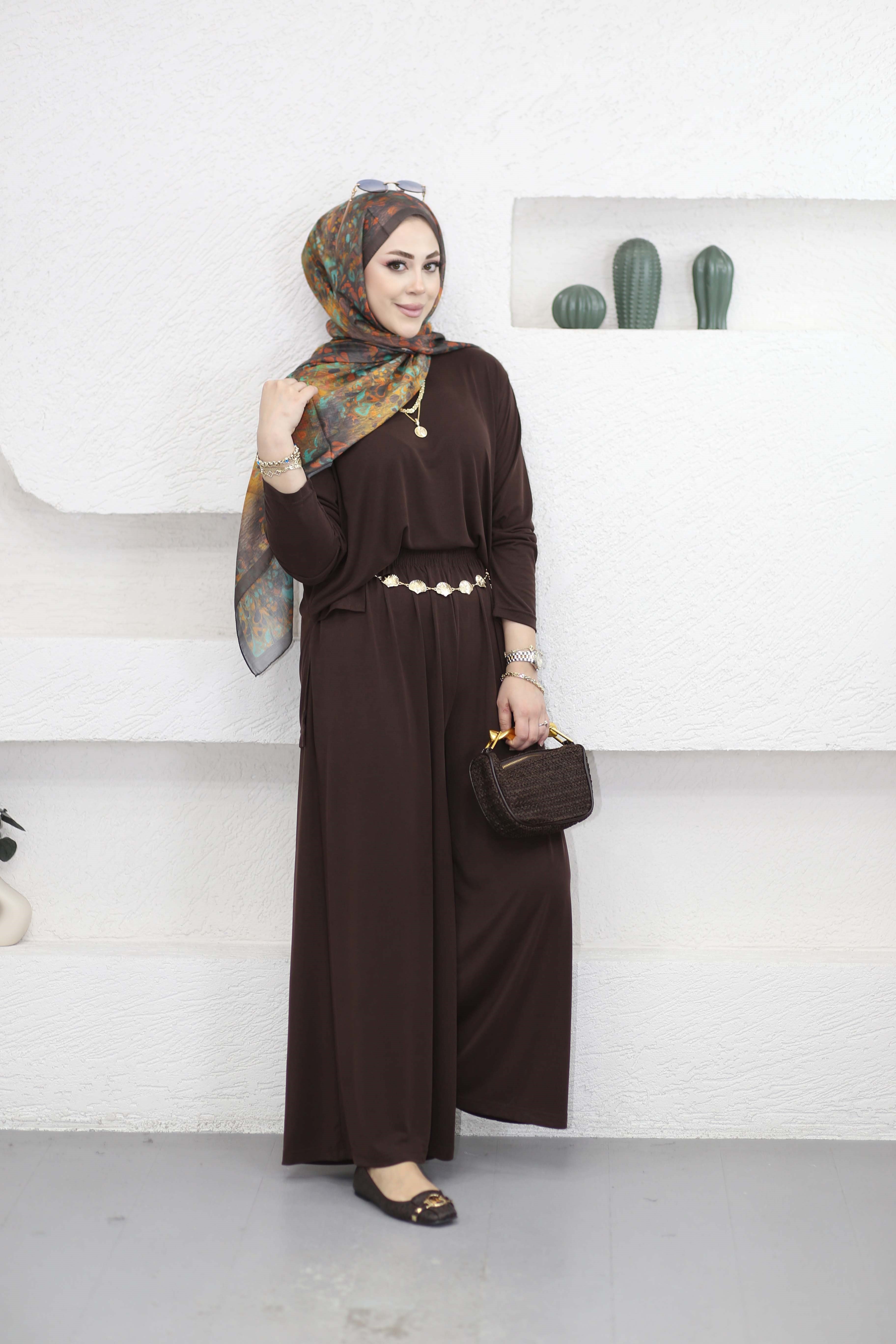 Bol Paça Oysho Takım Kahverengi 5712