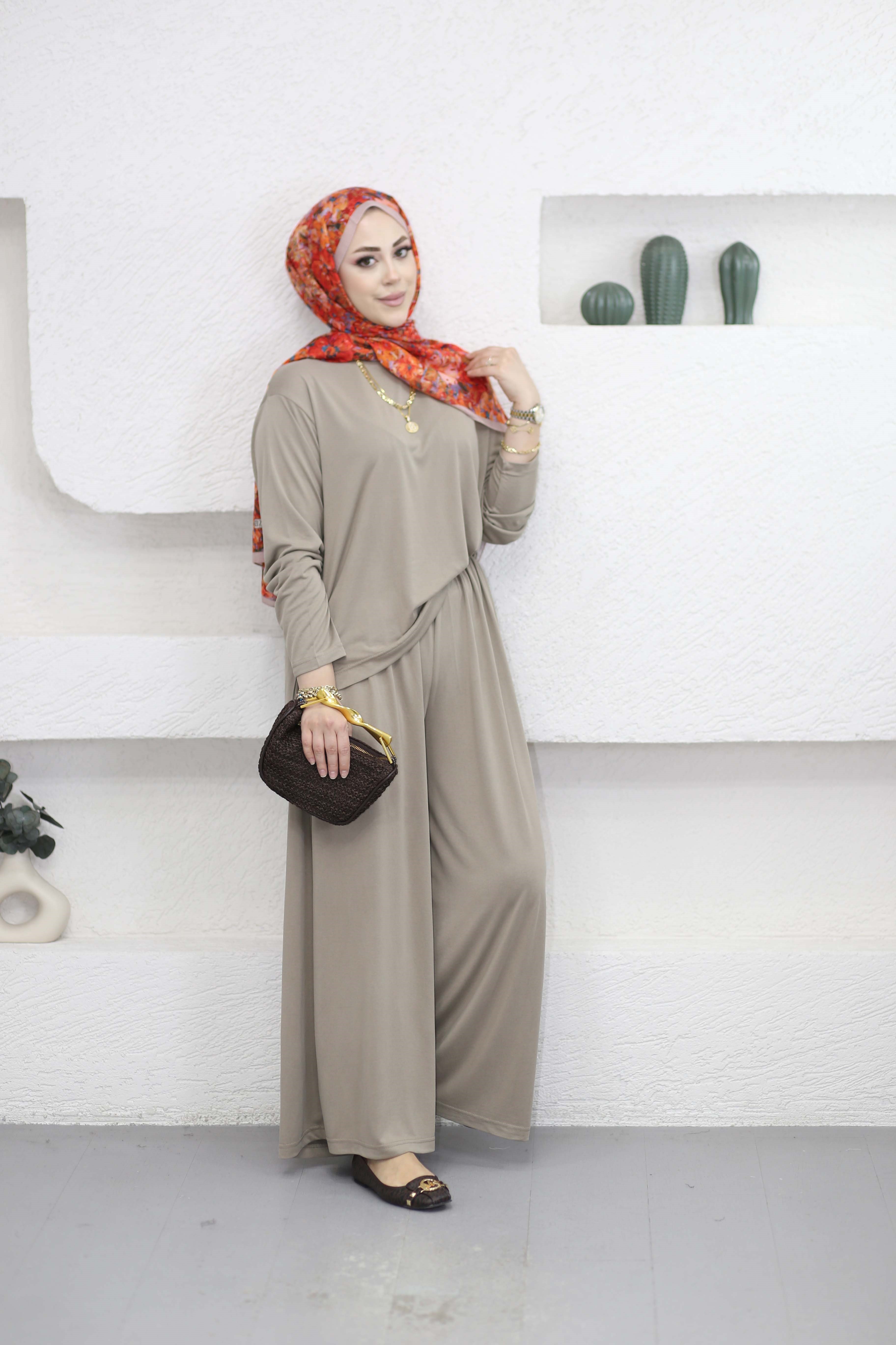 Bol Paça Oysho Takım Vizon 5712